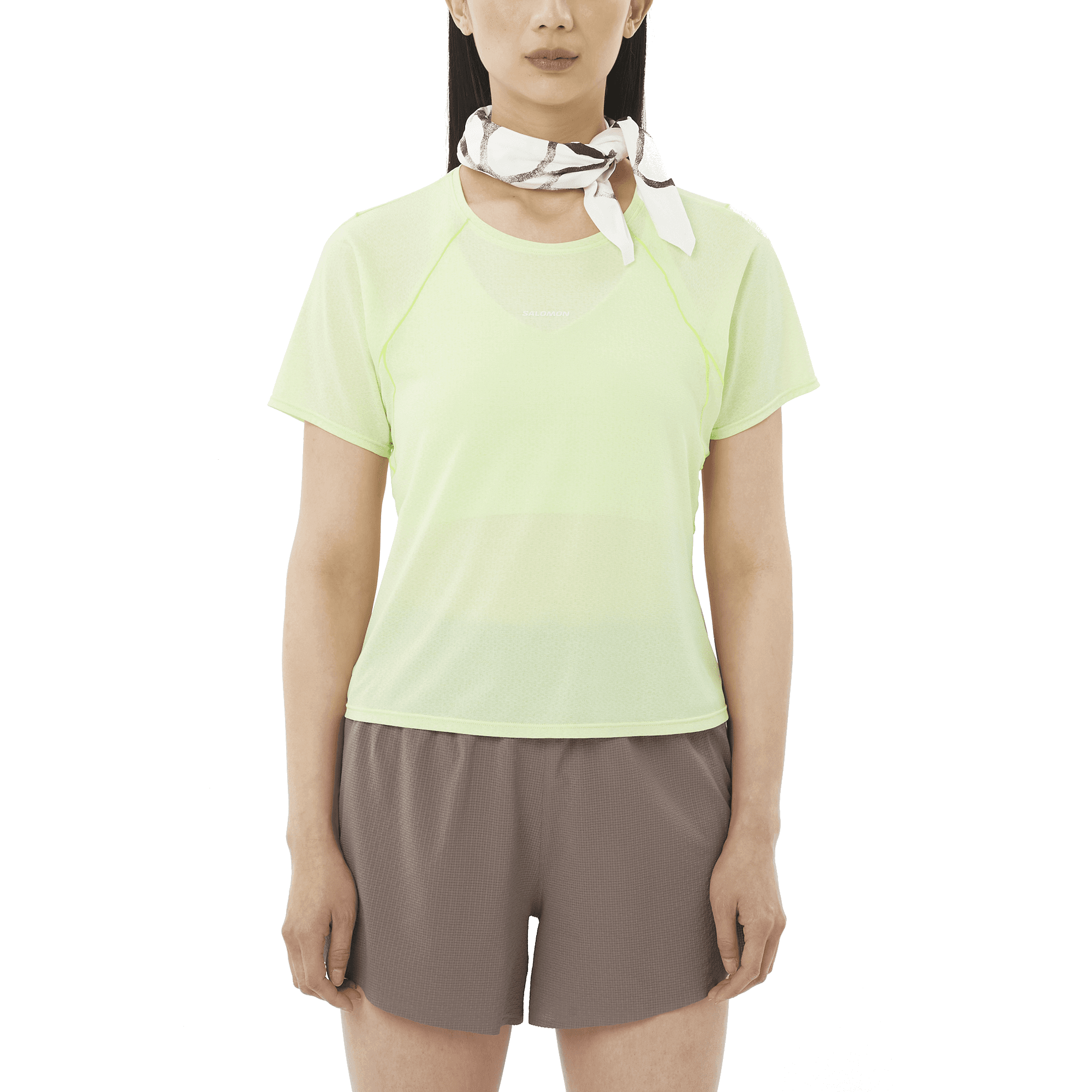 Salomon Women's Shakeout Air Crop Tee naisten t-paita – Salomon