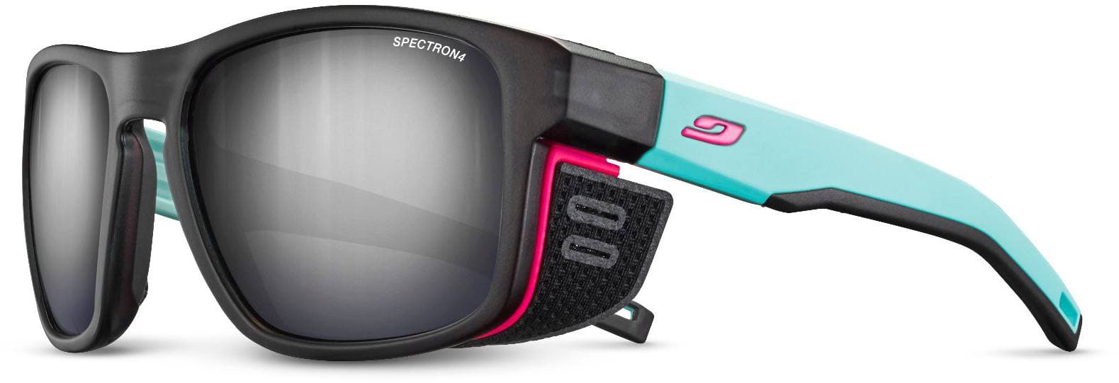 Julbo Shield M Matt Translucent Black/Light blue/Pink aurinkolasit – Julbo