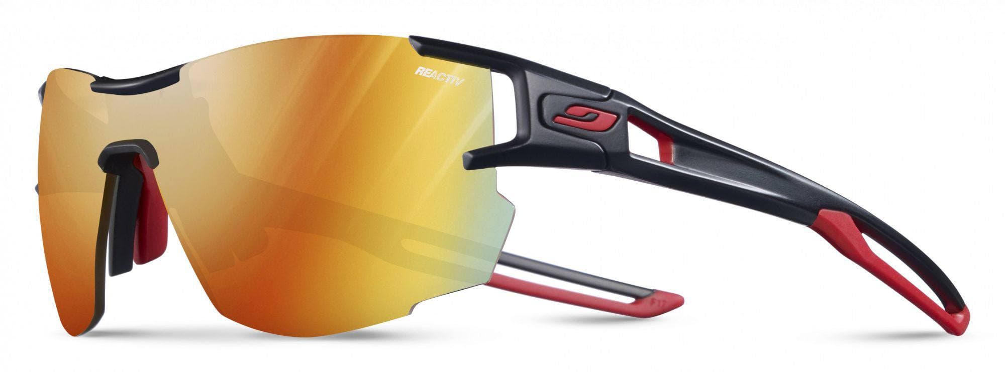 Julbo Aerolite Black/Red Reactiv Perf 1-3 naisten aurinkolasit – Julbo