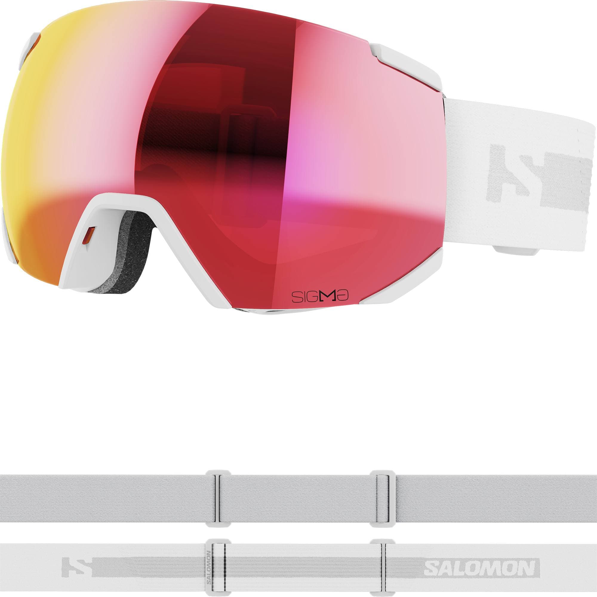 Salomon Radium Sigma White/Red laskettelulasi – Salomon