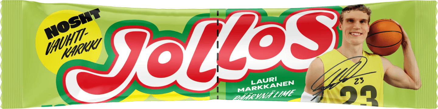 Nosht Jollos Lauri Markkanen Päärynä karkki – Nosht