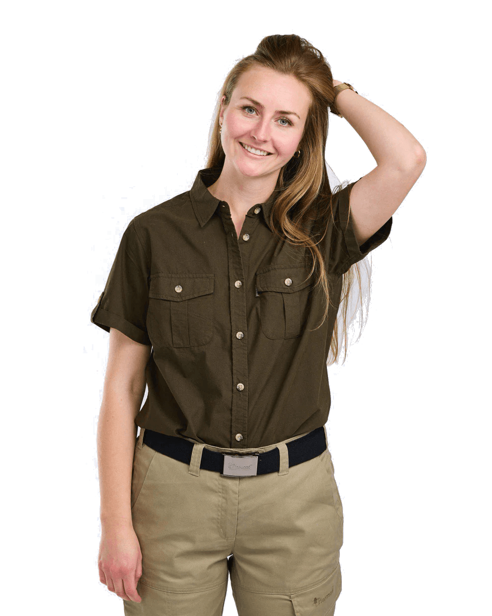Pinewood Women's Safari Short Sleeve Shirt naisten kauluspaita – Pinewood