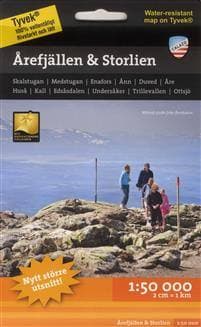 Calazo Årefjällen & Storlien Tyvek retkeilykartta (ulkomaat) – Calazo