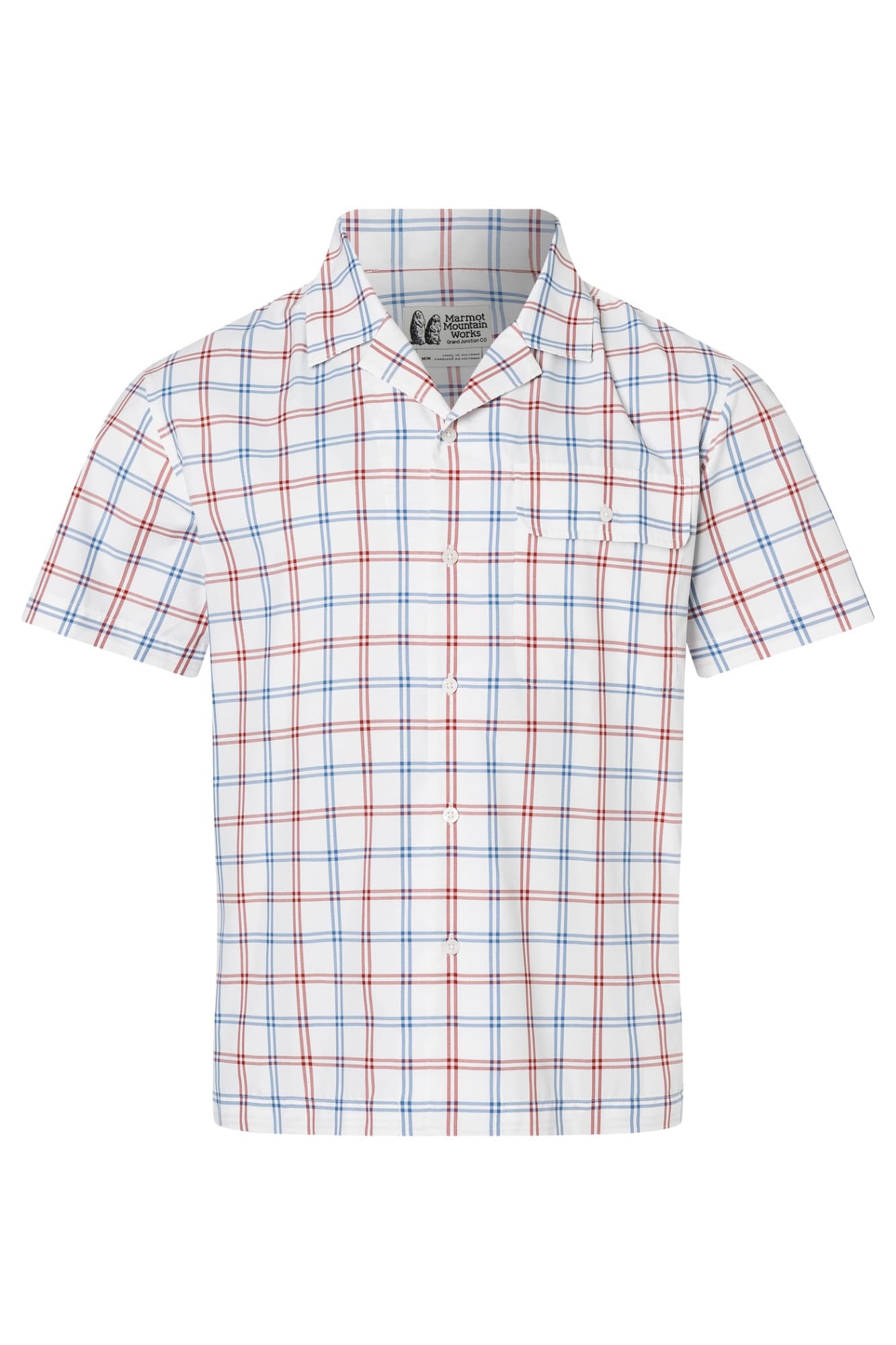 Marmot Men's AirExchange UPF 40 Camp Novelty Short-Sleeve Shirt miesten kauluspaita – Marmot