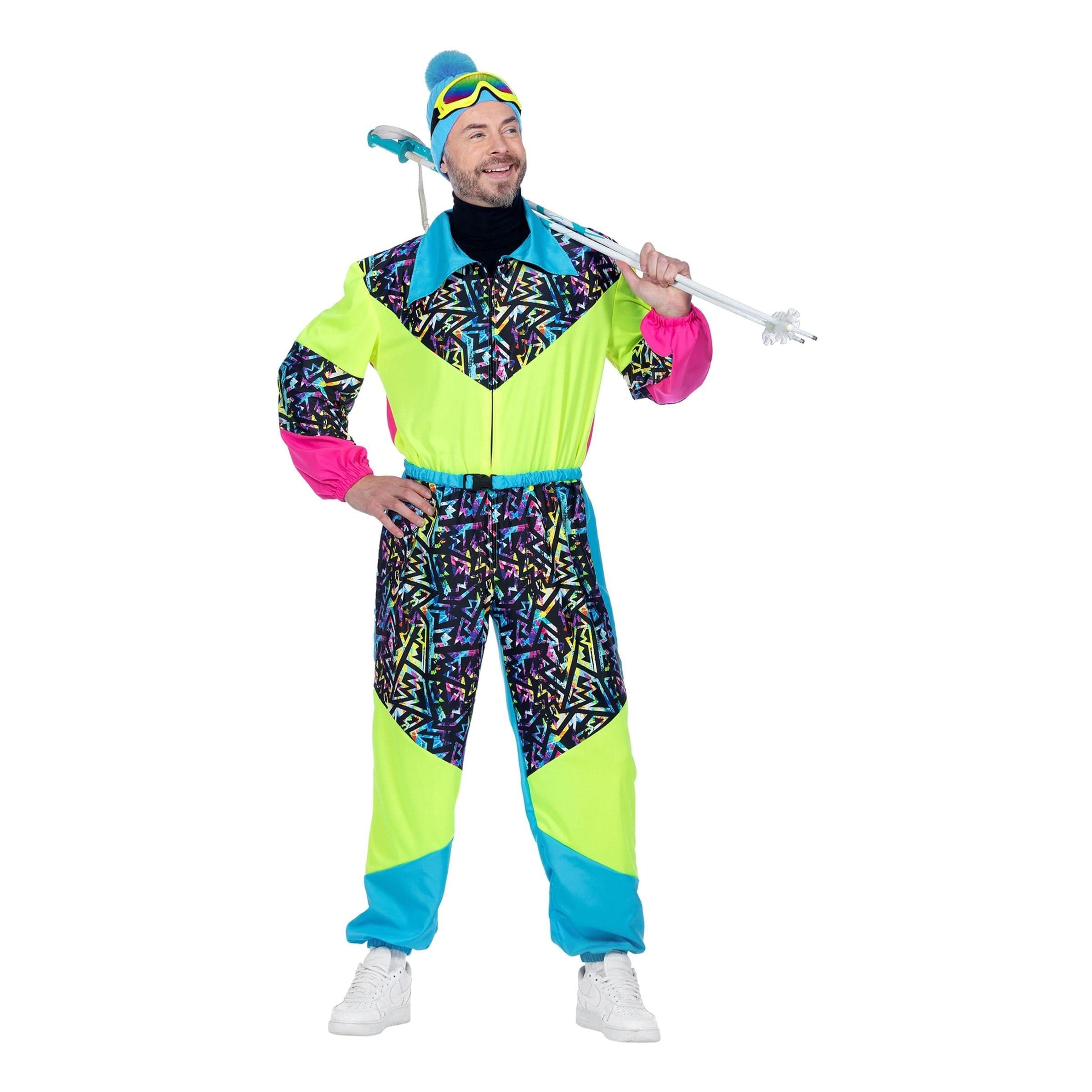 80-luvun Neon Hiihtohaalari Naamiaisasu - XXX-Large – Wilbers & Wilbers