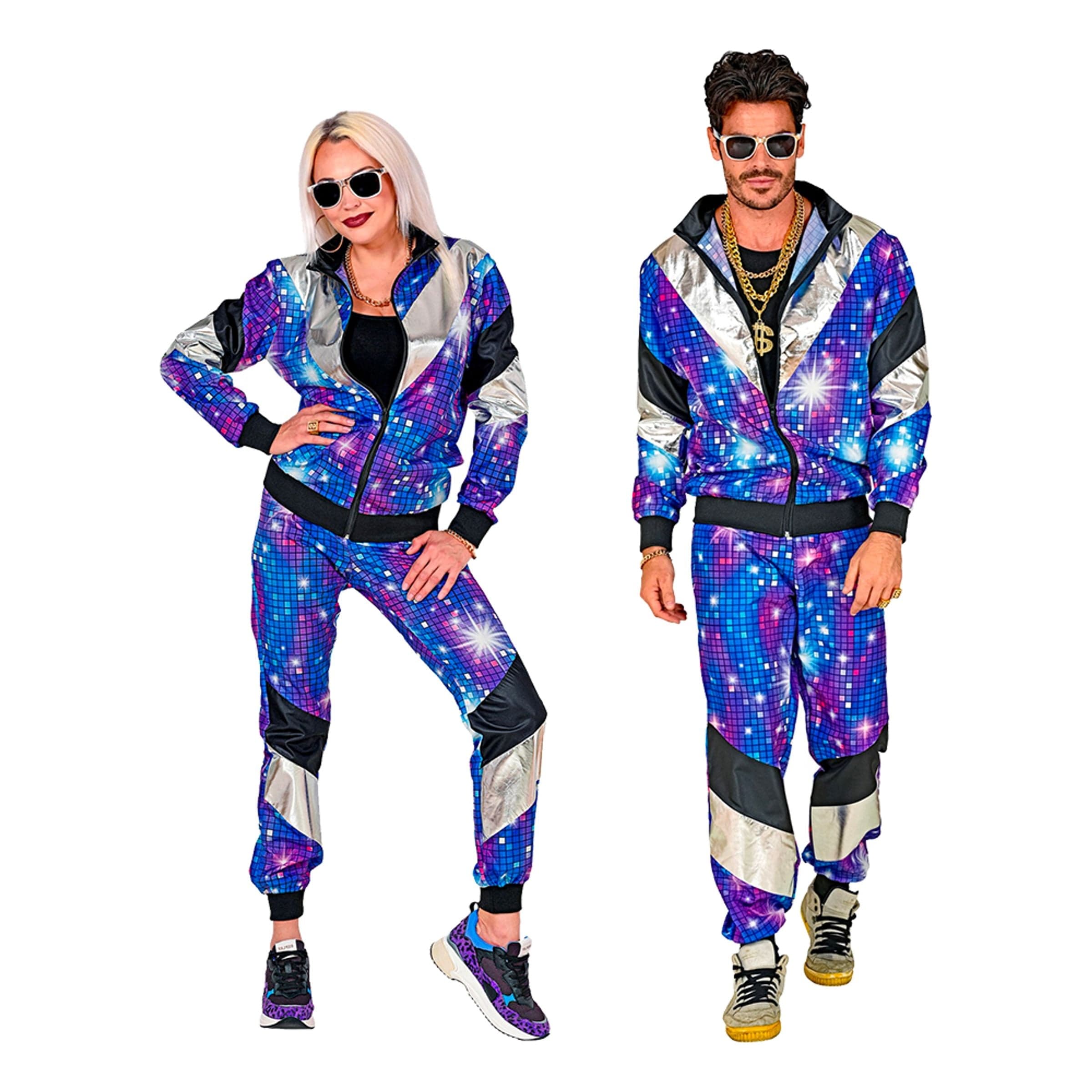 80-luvun Verryttelypuku Disco - XXX-Large – Widmann