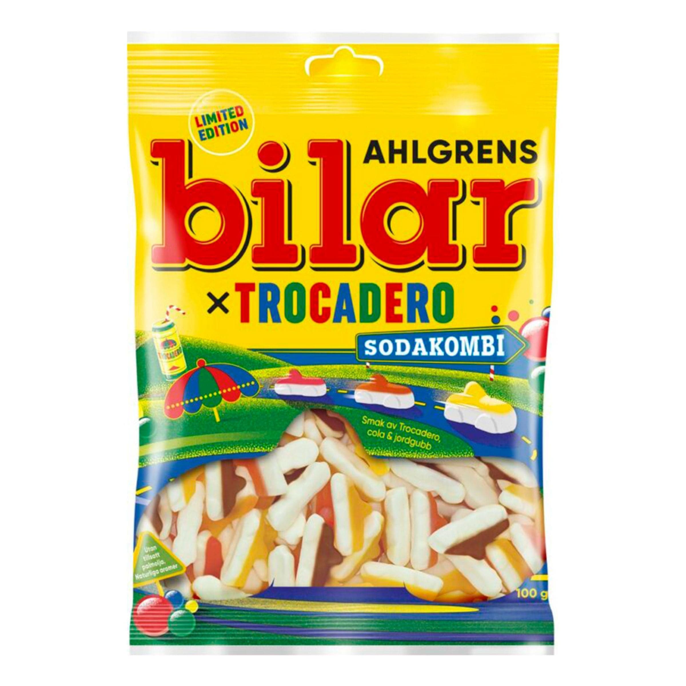 Ahlgrens Bilar Trocadero Sodakombi -karkkipussi - 100 g – Coopers Candy