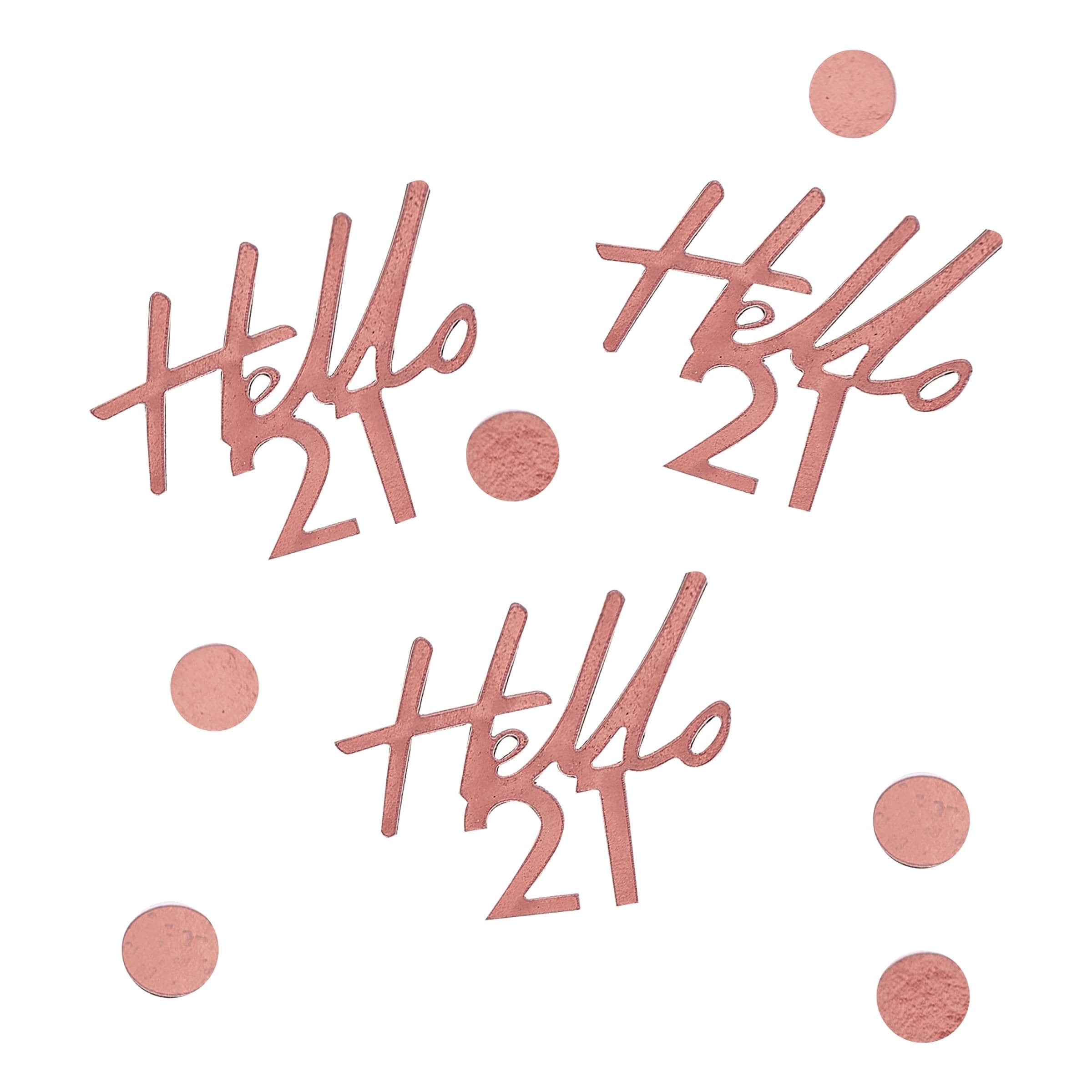 Pöytäkoriste Numero Hello - Numero 21 – Ginger Ray