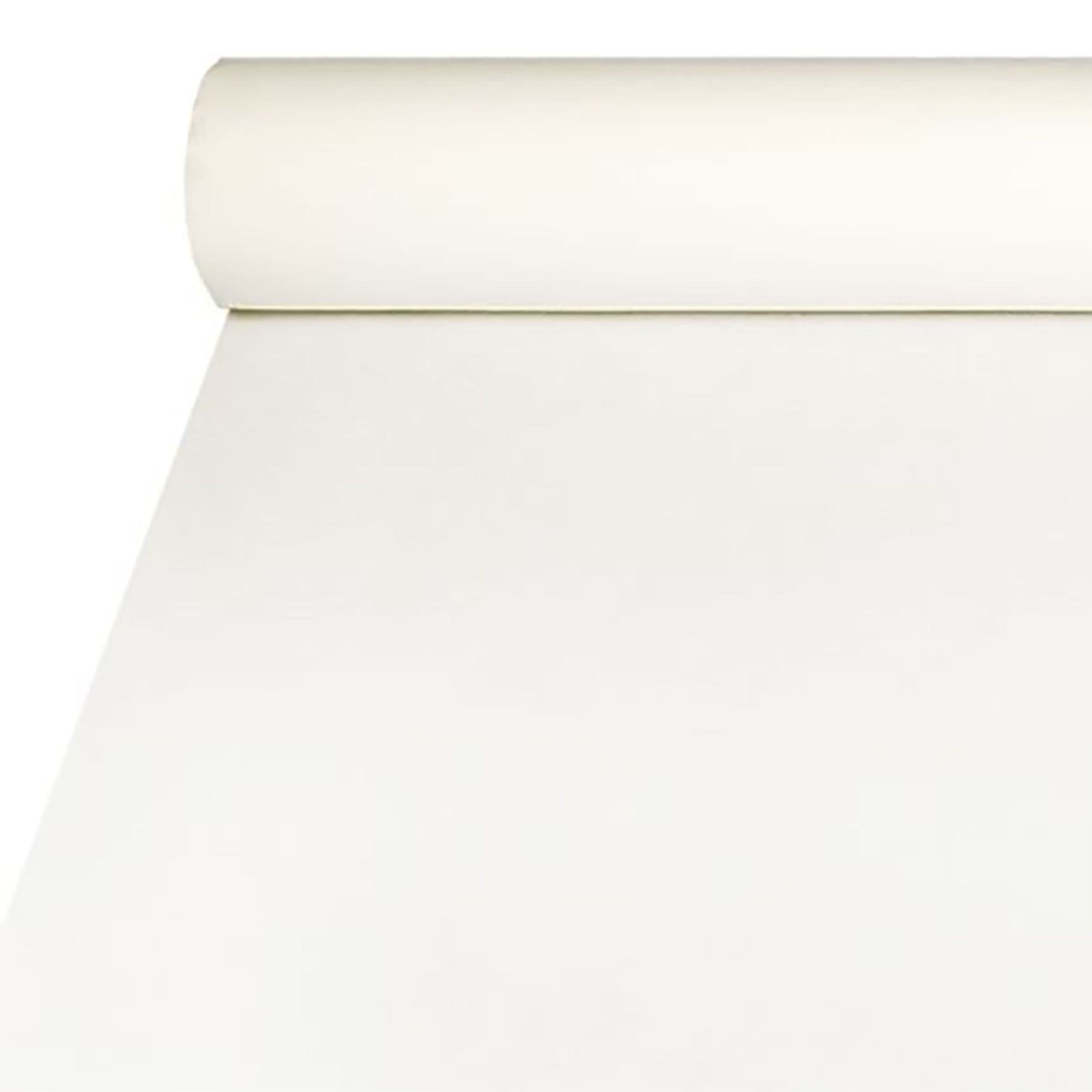 Pöytäliina Rullassa Kangasmainen Valkoinen – Papstar