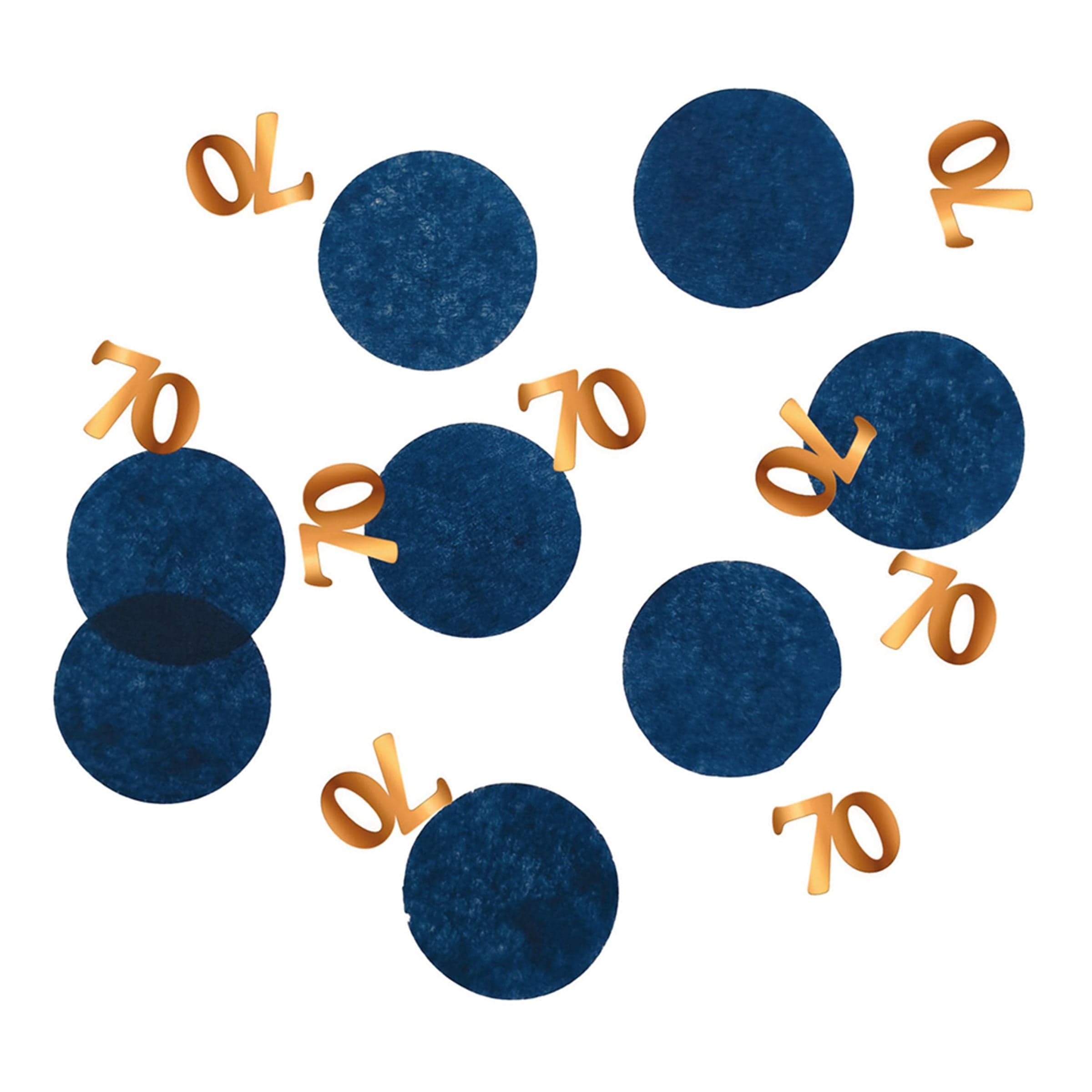 Pöytäkonfetti Happy 70th True Blue - 25 grammaa – Folat