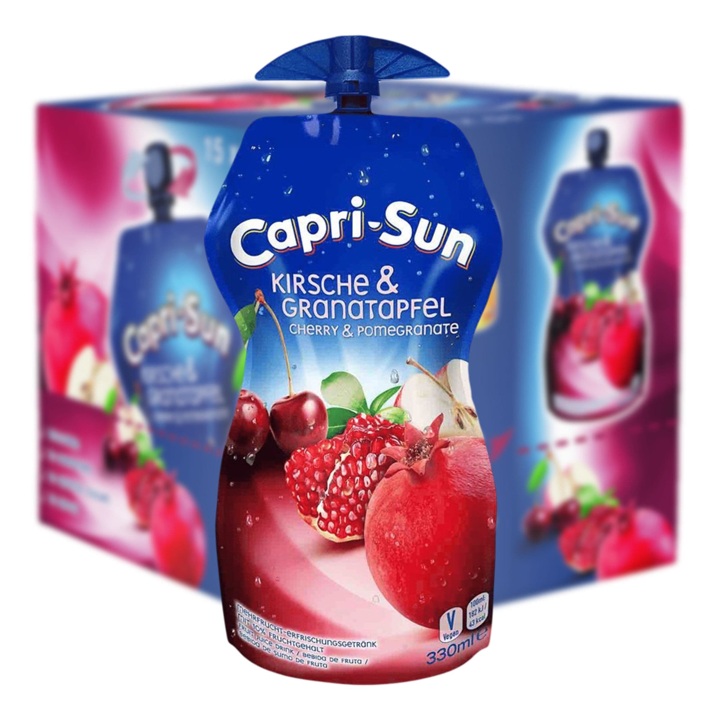 Capri-Sun Kirsikka & Granaattiomena Suurpakkaus - 15 x 330 ml – ERT Godis Bulk