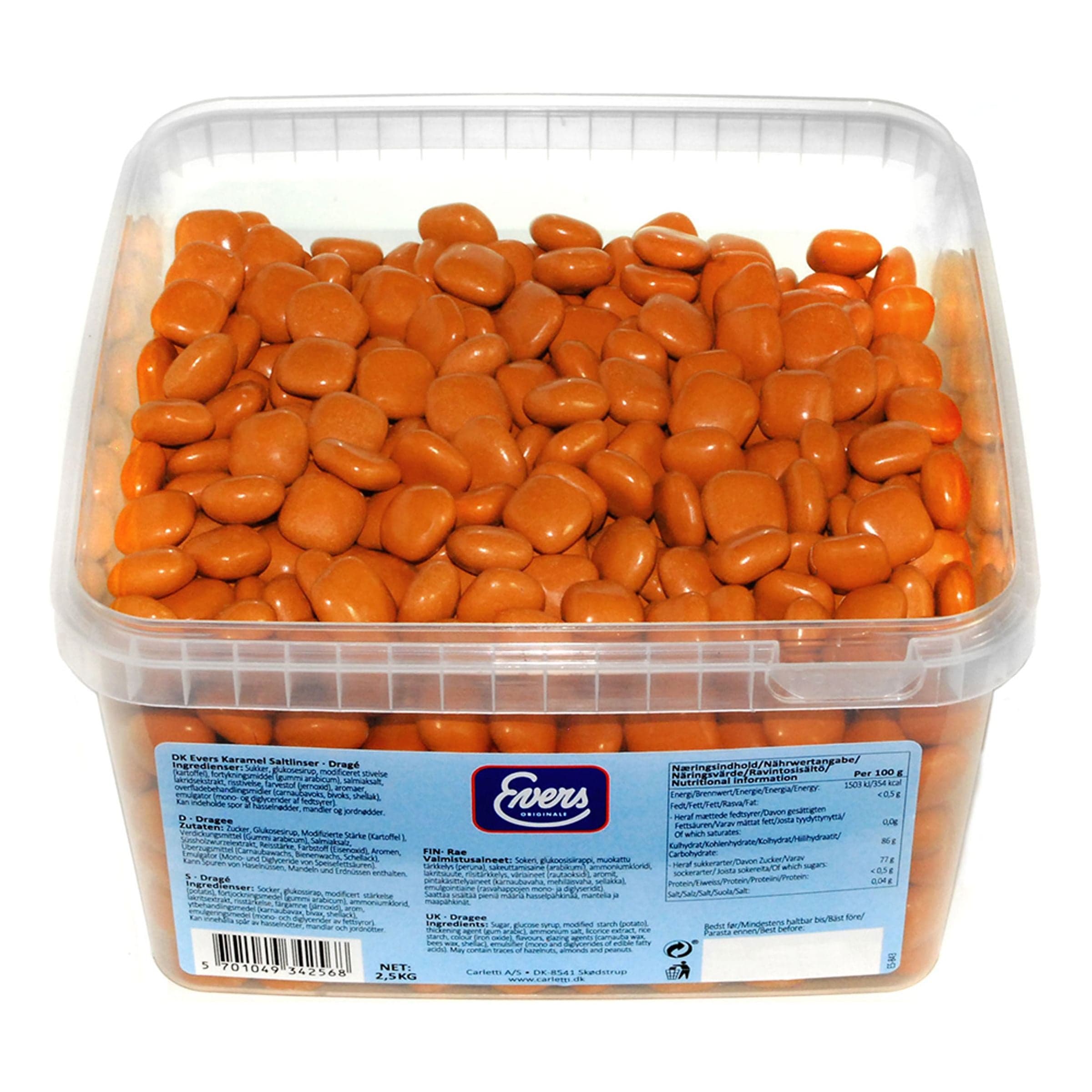 Carletti Kola Saltlinser Suurpakkaus - 2,5 kg – ERT Godis Bulk