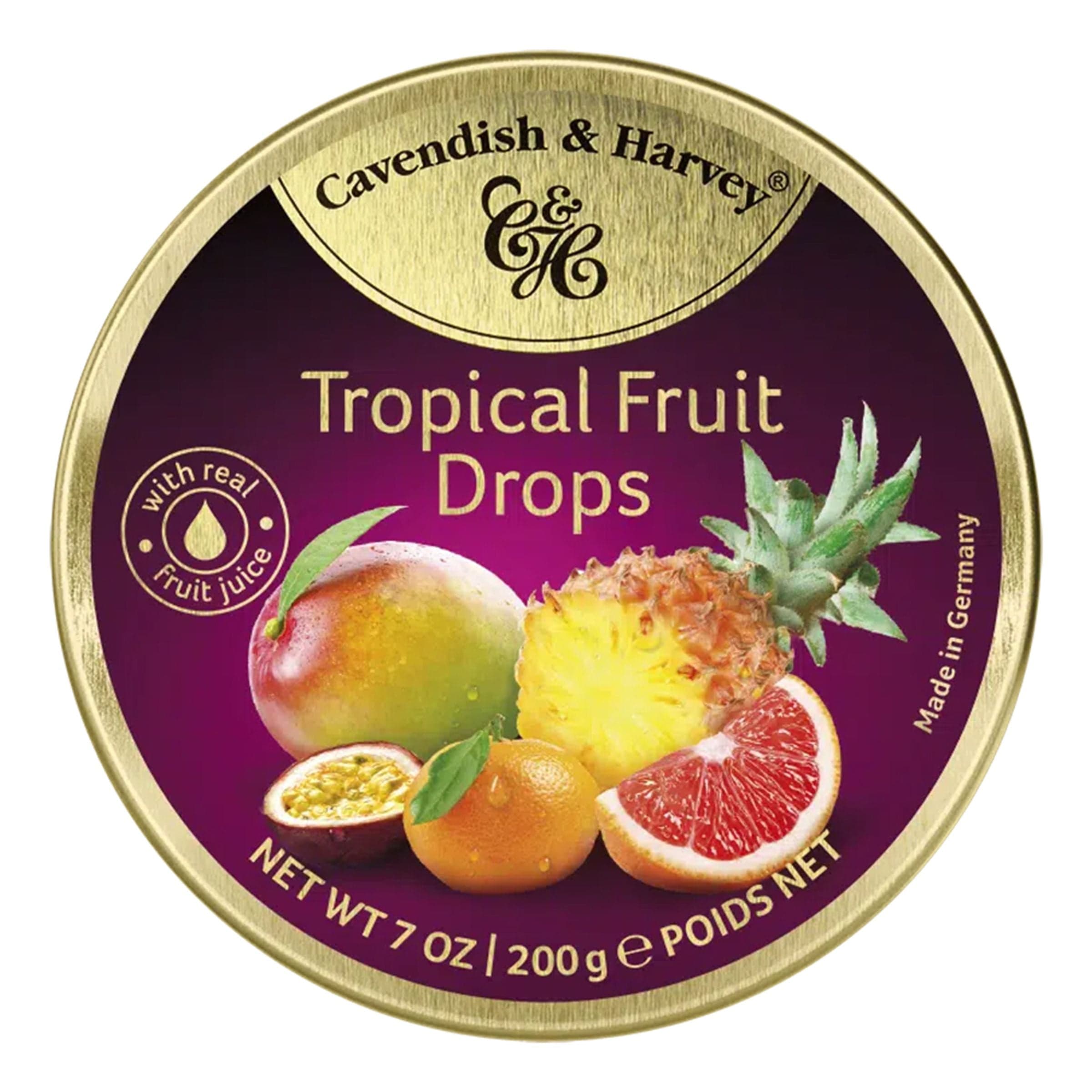 Cavendish Tropical Fruit Drops - 200 g – Hultén Godis