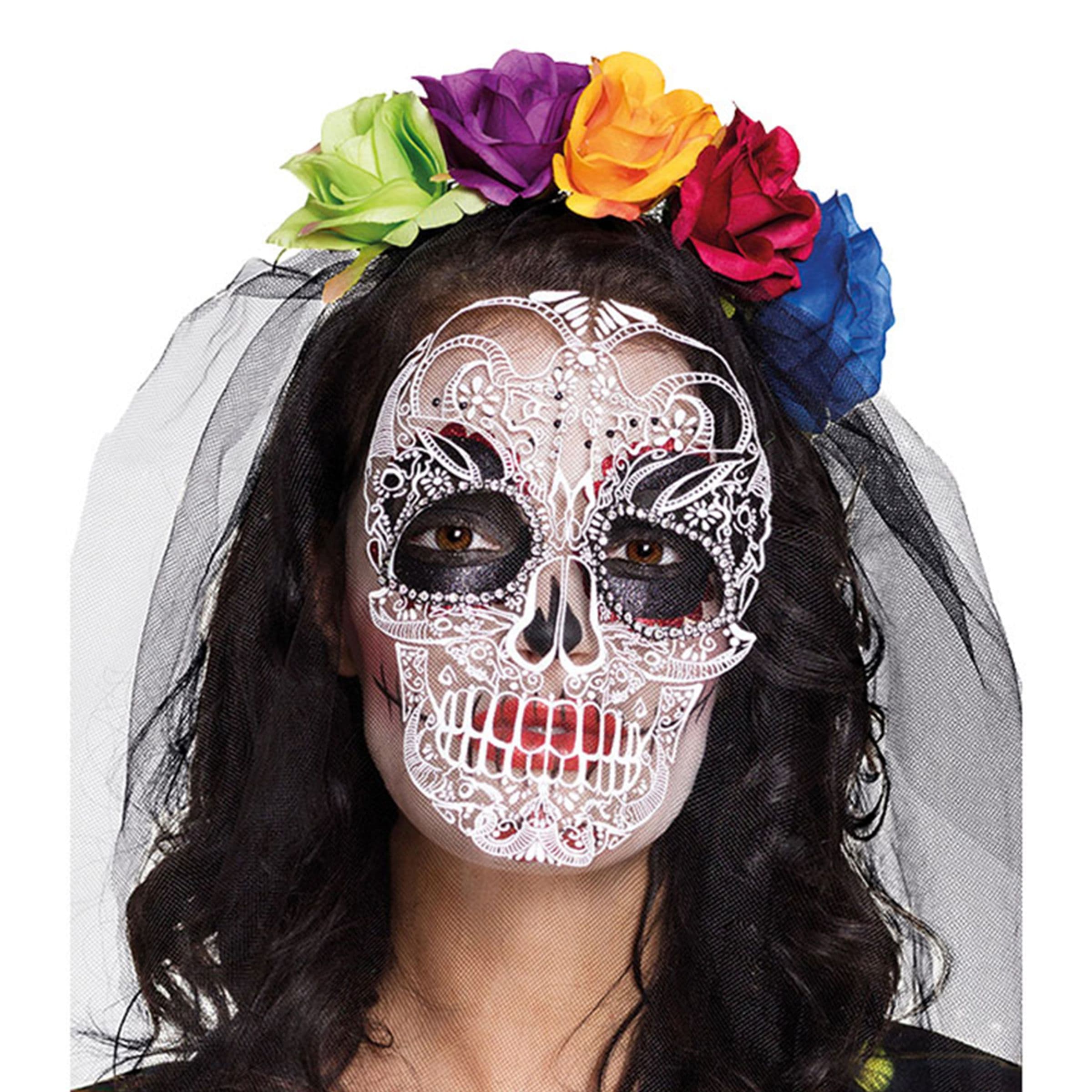 Diadeemi Day Of The Dead Naamiolla - One size – Boland Party Partners