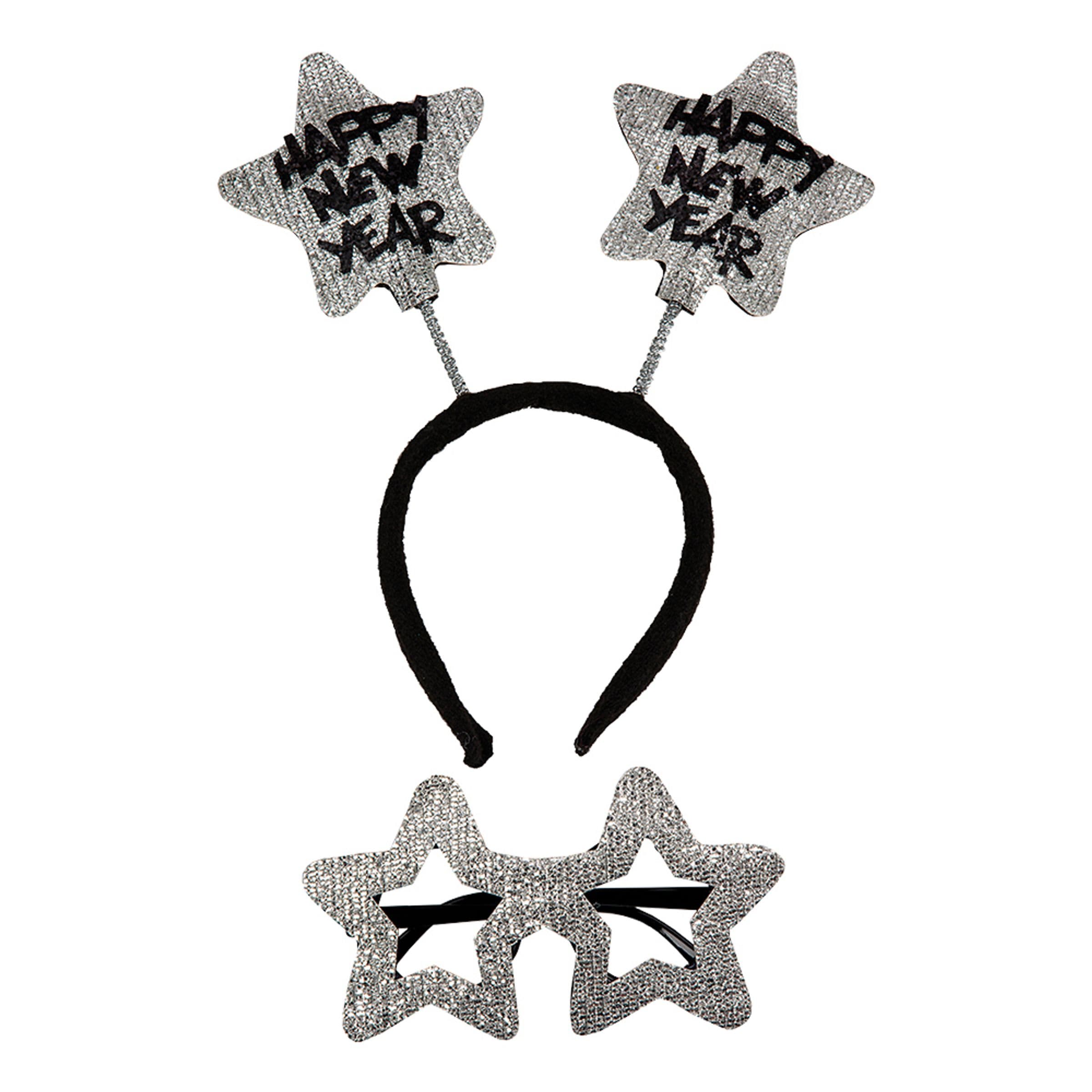 Panta ja Silmälasit Happy New Year Hopea – Hisab/Joker