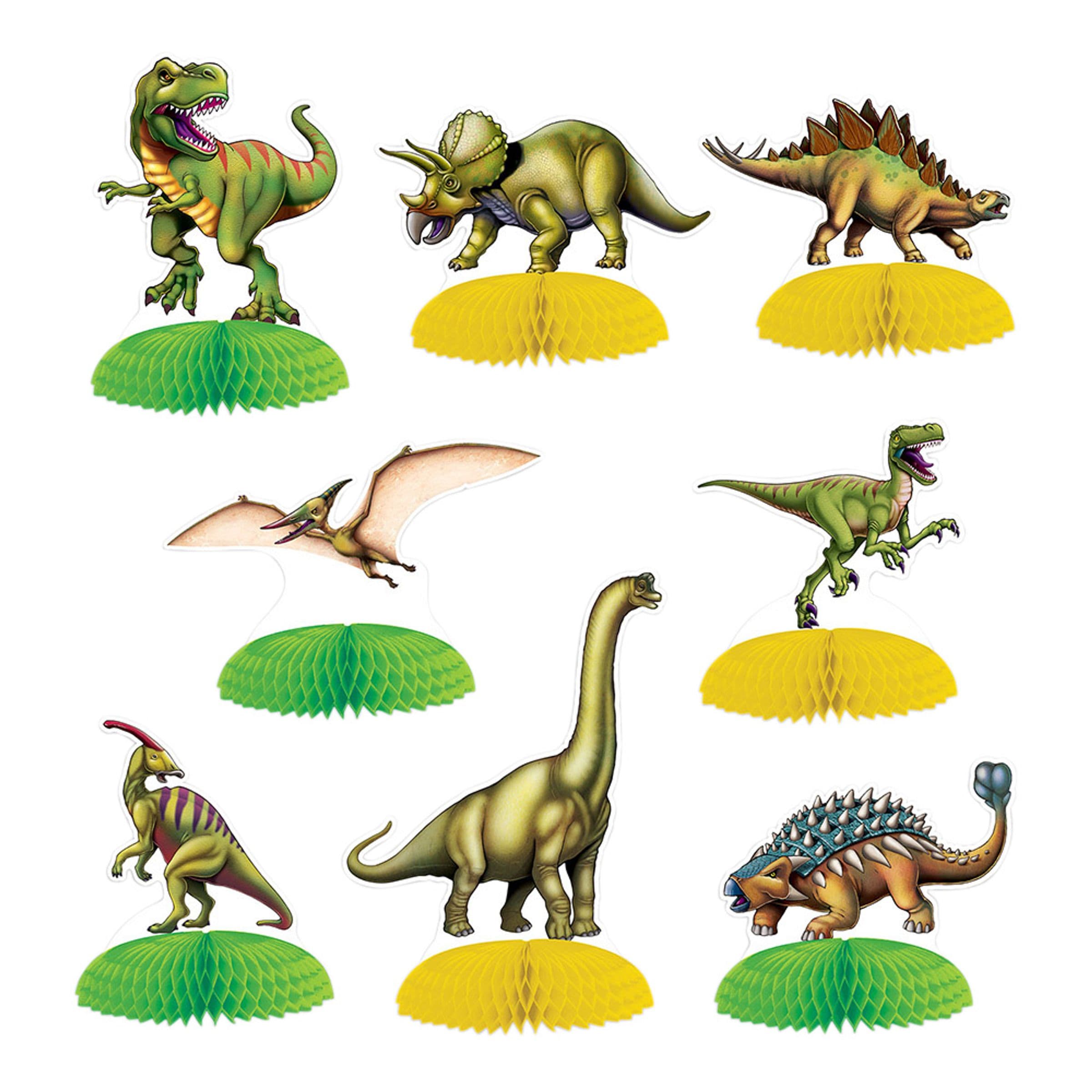 Dinosaurukset Mini Pöytäkoristeet - 8-pakkaus – 360 Degrees