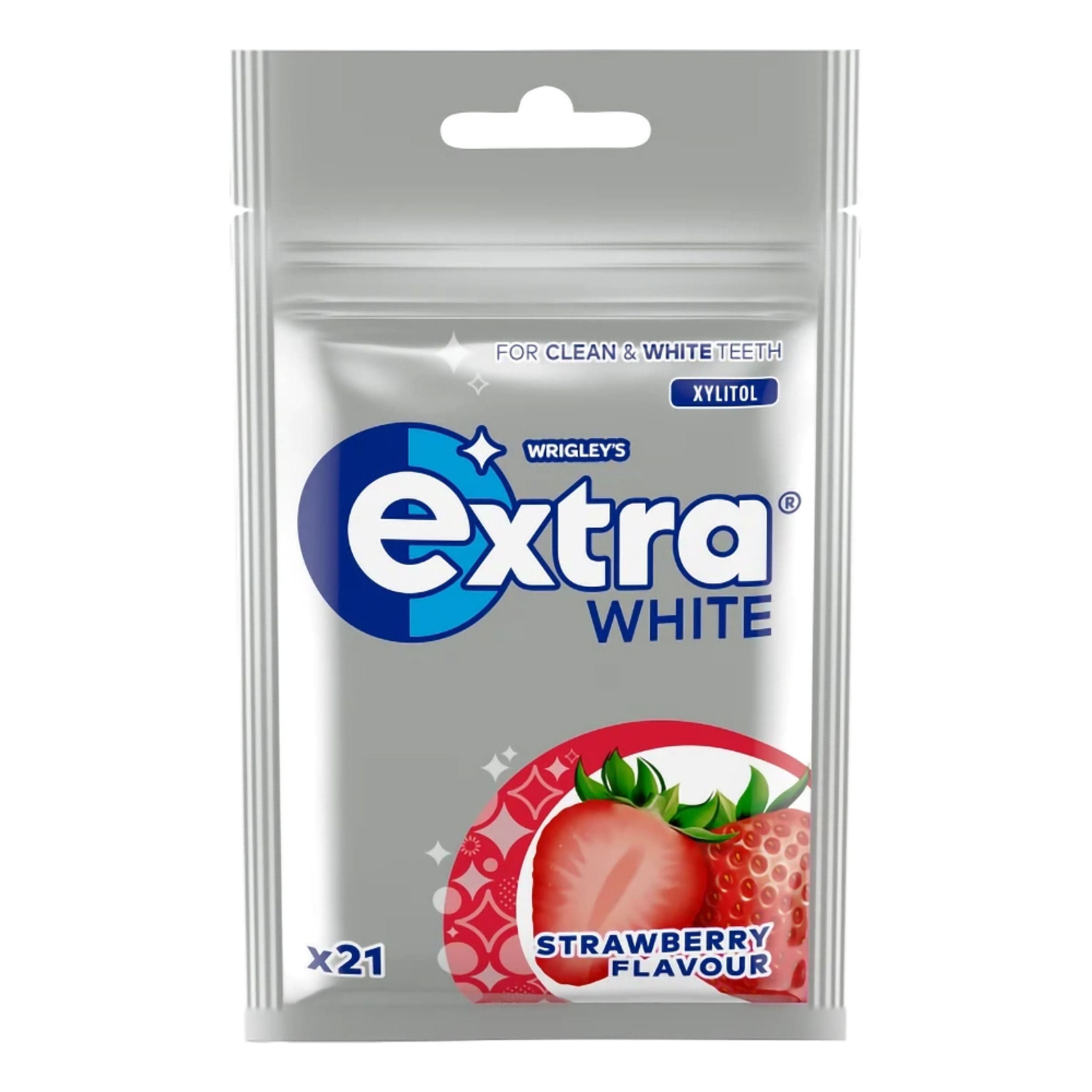 Extra White Strawberry Purukumi - 29 g – ERT Godis Singel