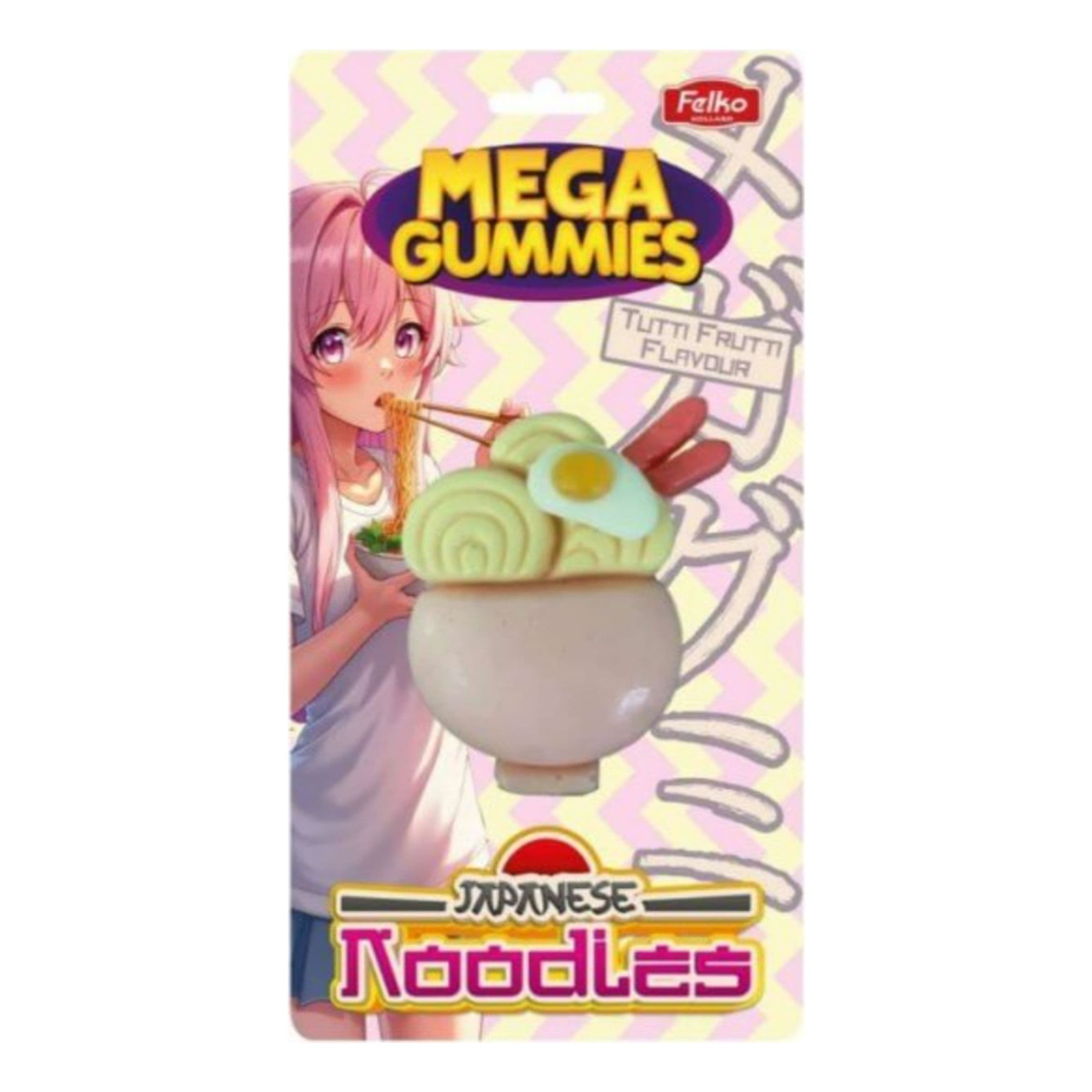 Felko Mega Gummies Japanese Noodles -karkit - 120 g – Coopers Candy