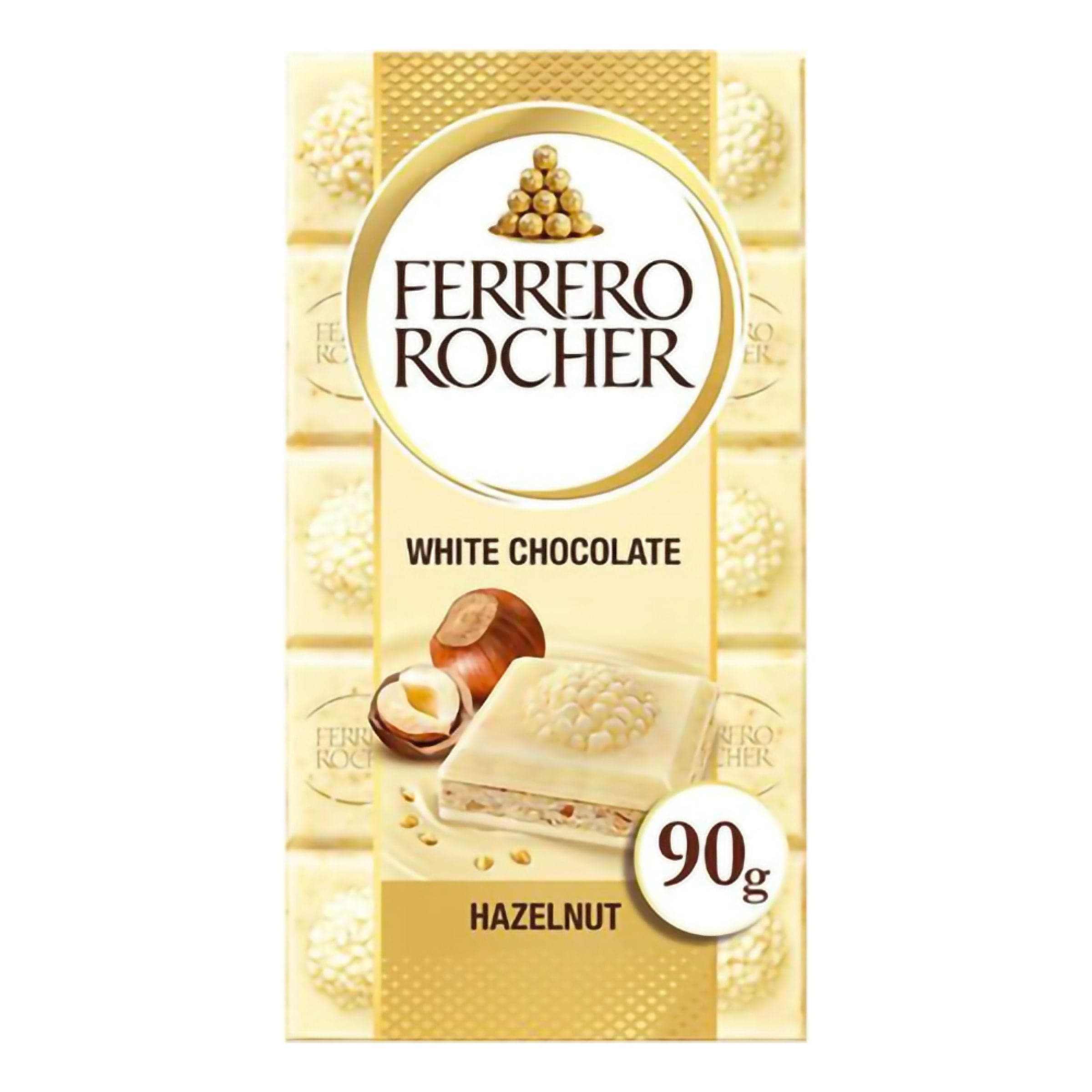 Ferrero Rocher Tablets White - 90 g – ERT Godis Singel