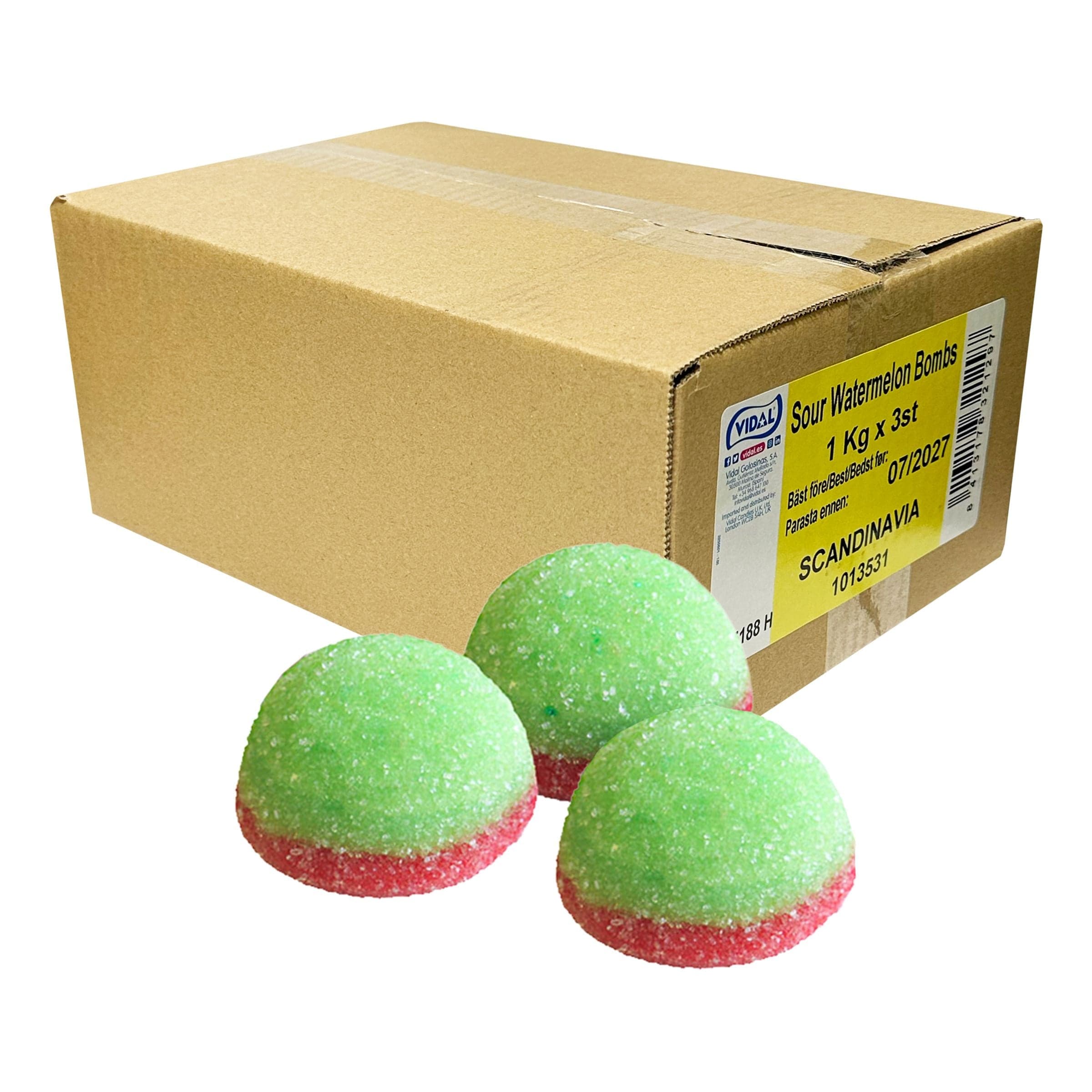 Fizzy Meloner Bombs Suurpakkaus - 3 kg – ERT Godis Bulk