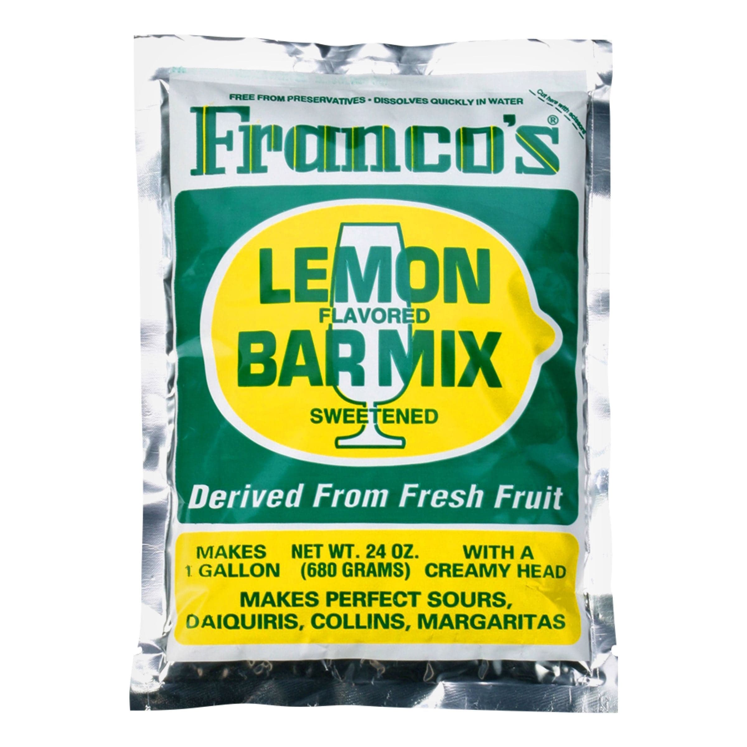 Franco's Lemon Sweet & Sour Mix - 680 g – Barkonsult