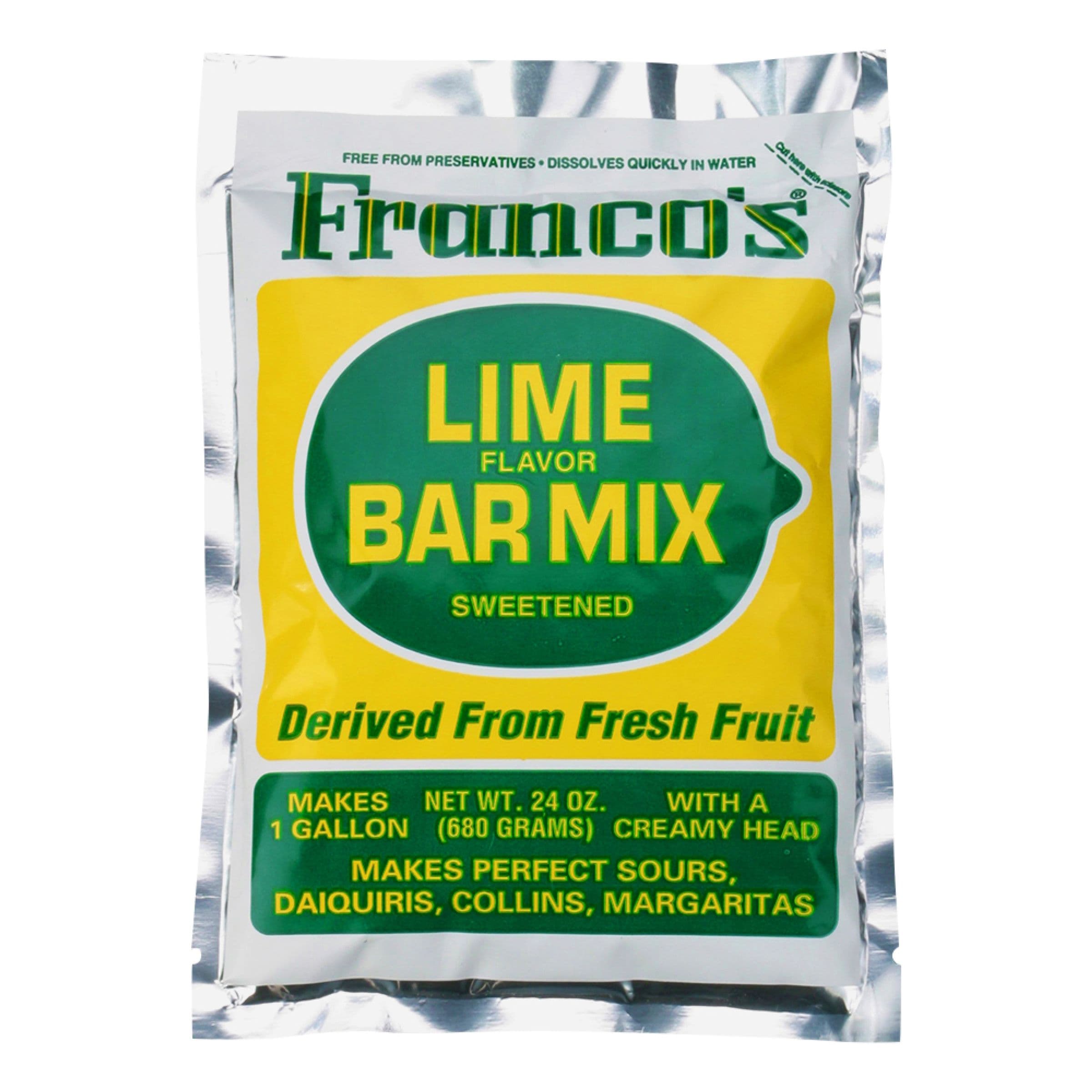 Franco's Lime Sweet & Sour Mix - 680 g – Barkonsult
