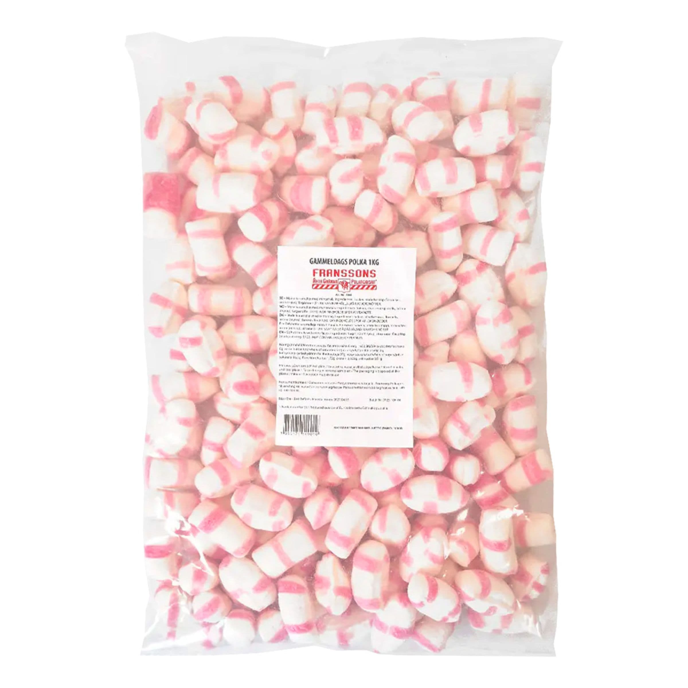 Franssons Perinteinen Polka Suurpakkaus - 1 kg – ERT Godis Bulk