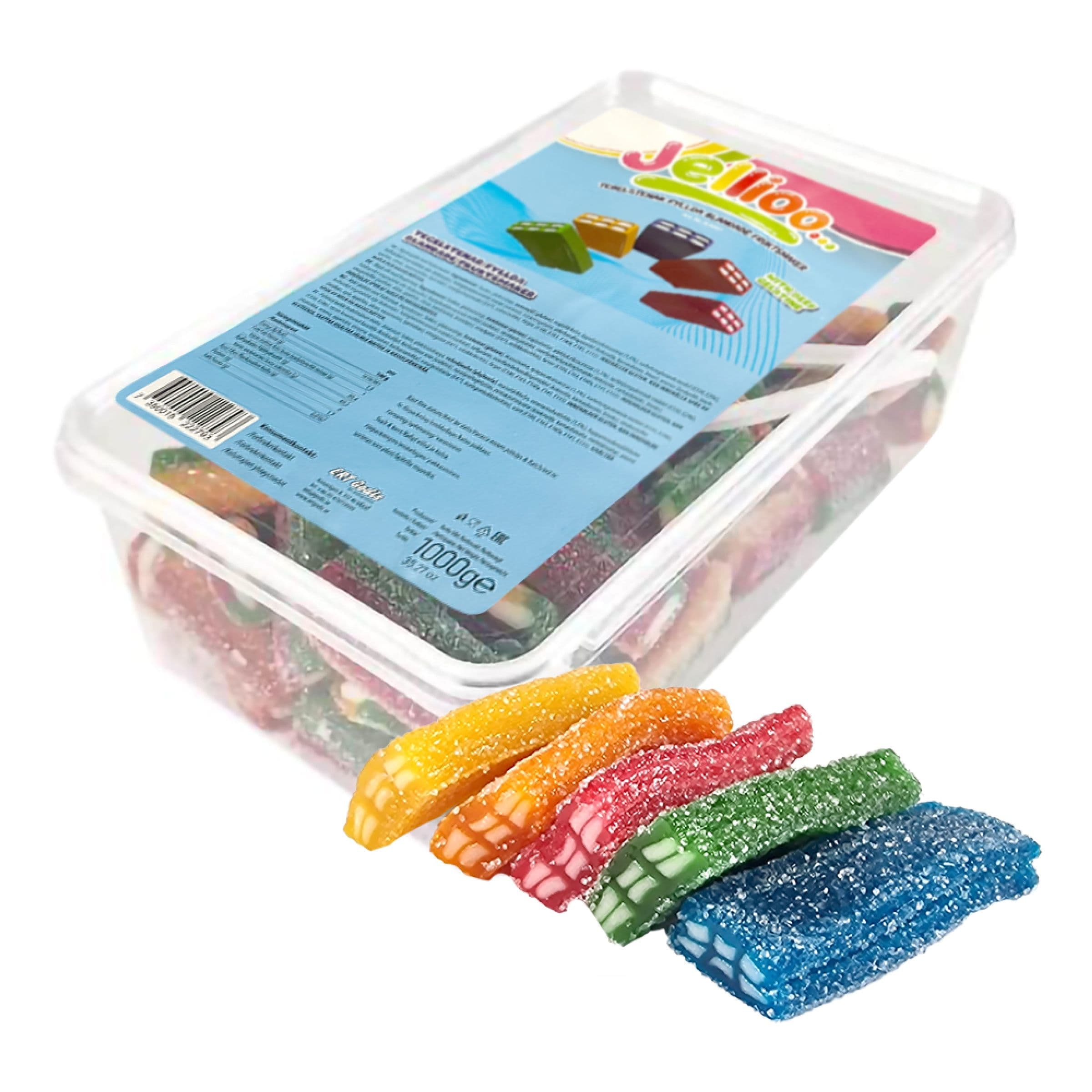 Täytetyt Hedelmäblokit Suurpakkaus - 1 kg – ERT Godis Bulk