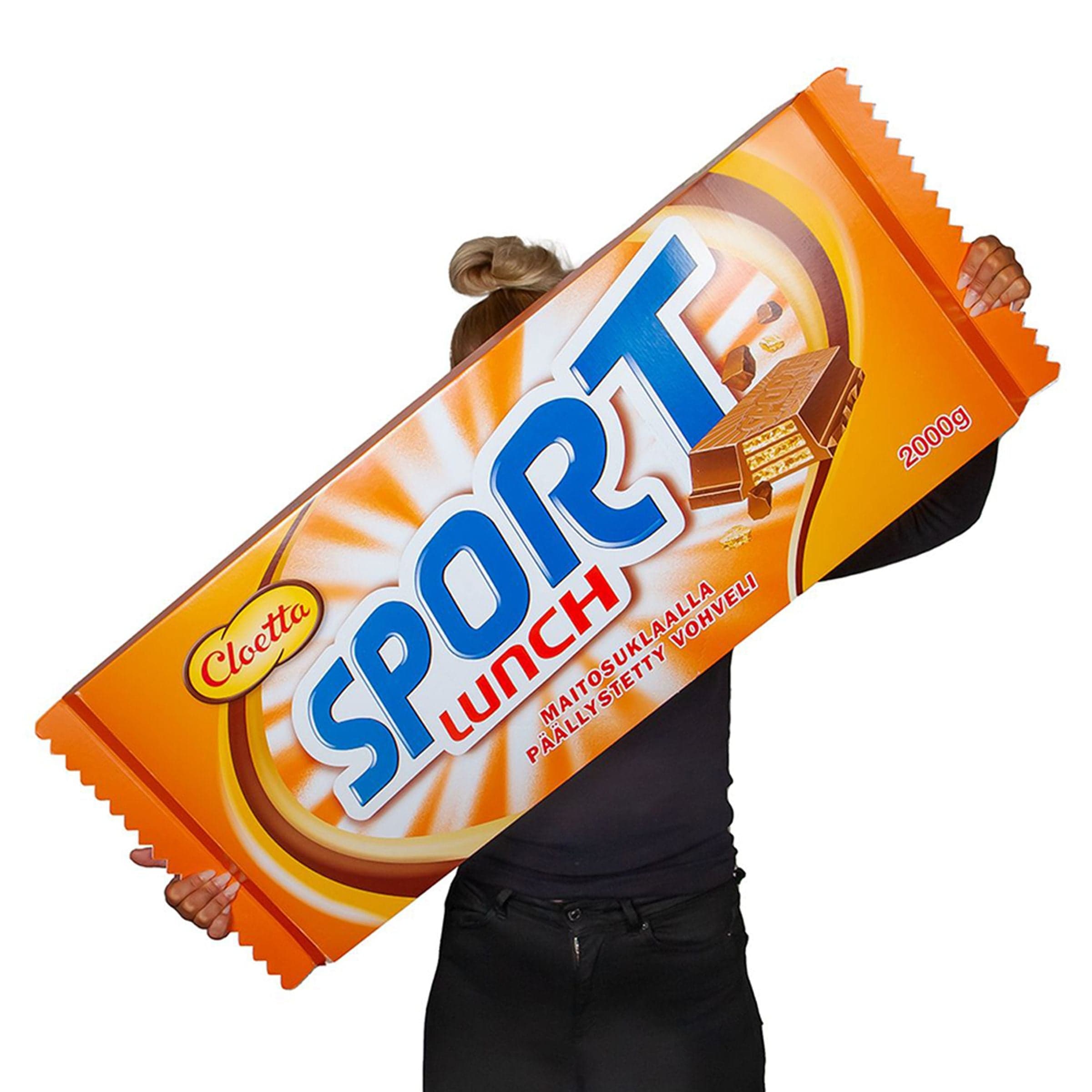 Jättimäinen Suklaa Sportlunch - 2 kg – Ring Bingo