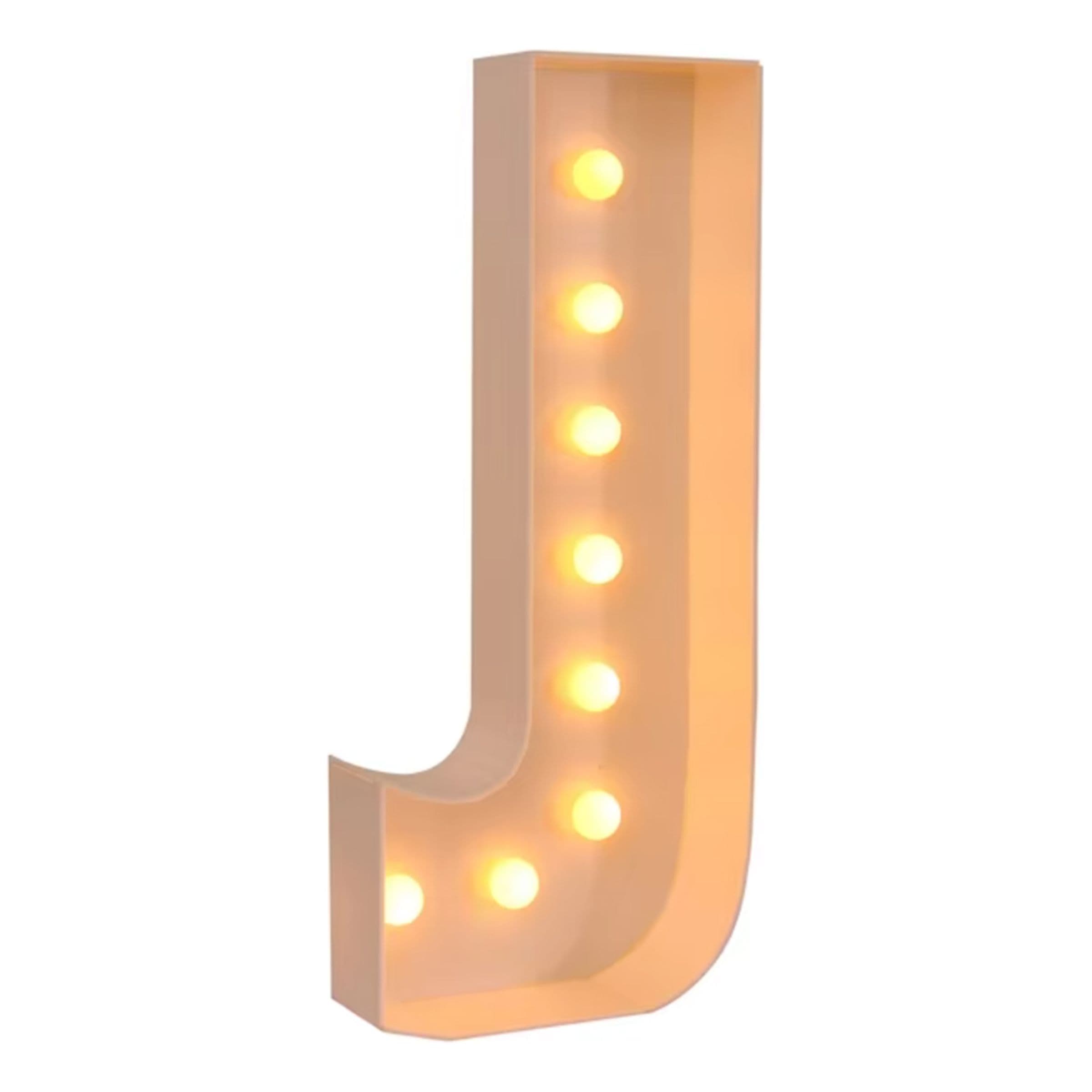 Jättimäiset Kirjaimet LED-Valoilla - Kirjain J – Catsson