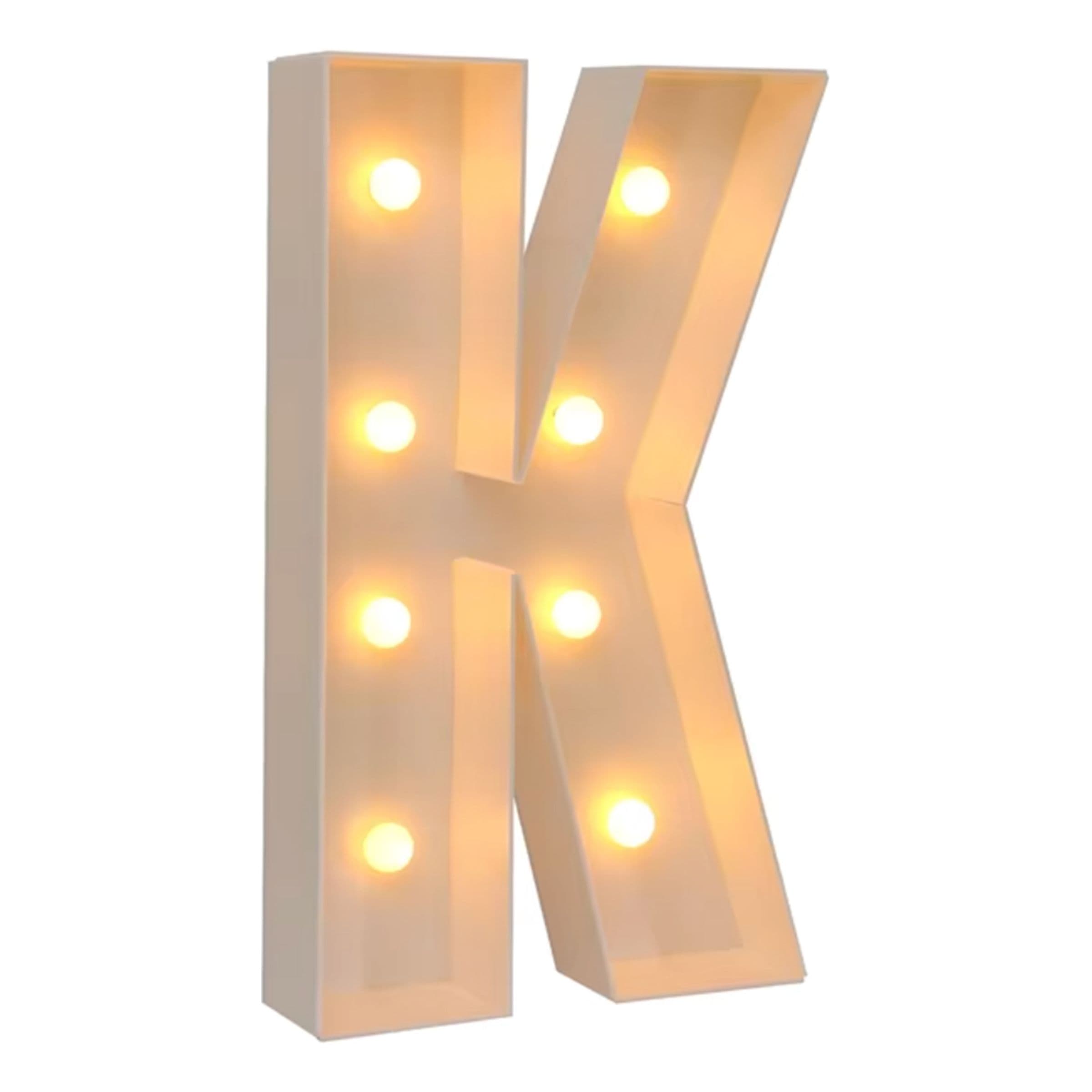 Jättimäiset Kirjaimet LED-Valoilla - Kirjain K – Catsson