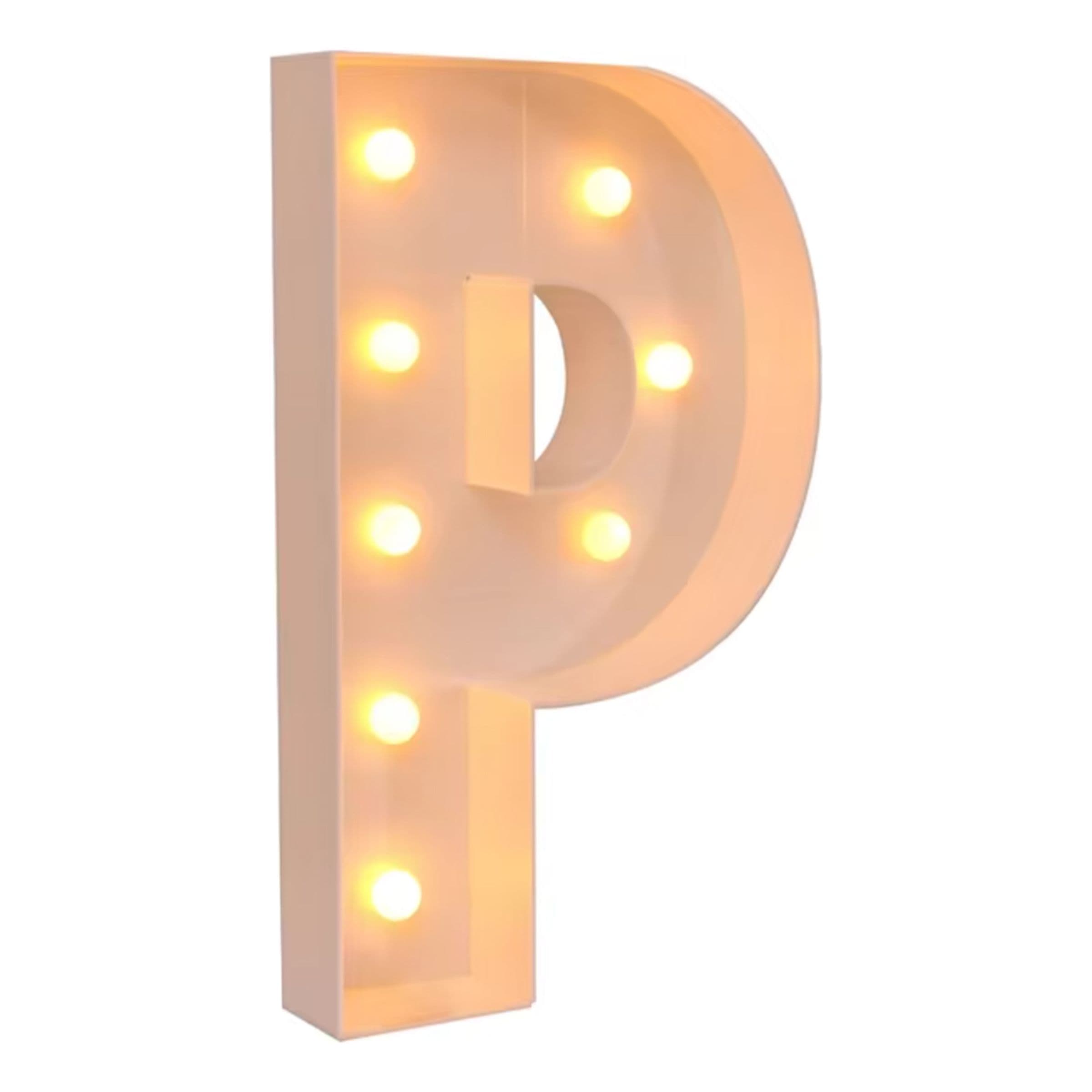 Jättimäiset Kirjaimet LED-Valoilla - Kirjain P – Catsson