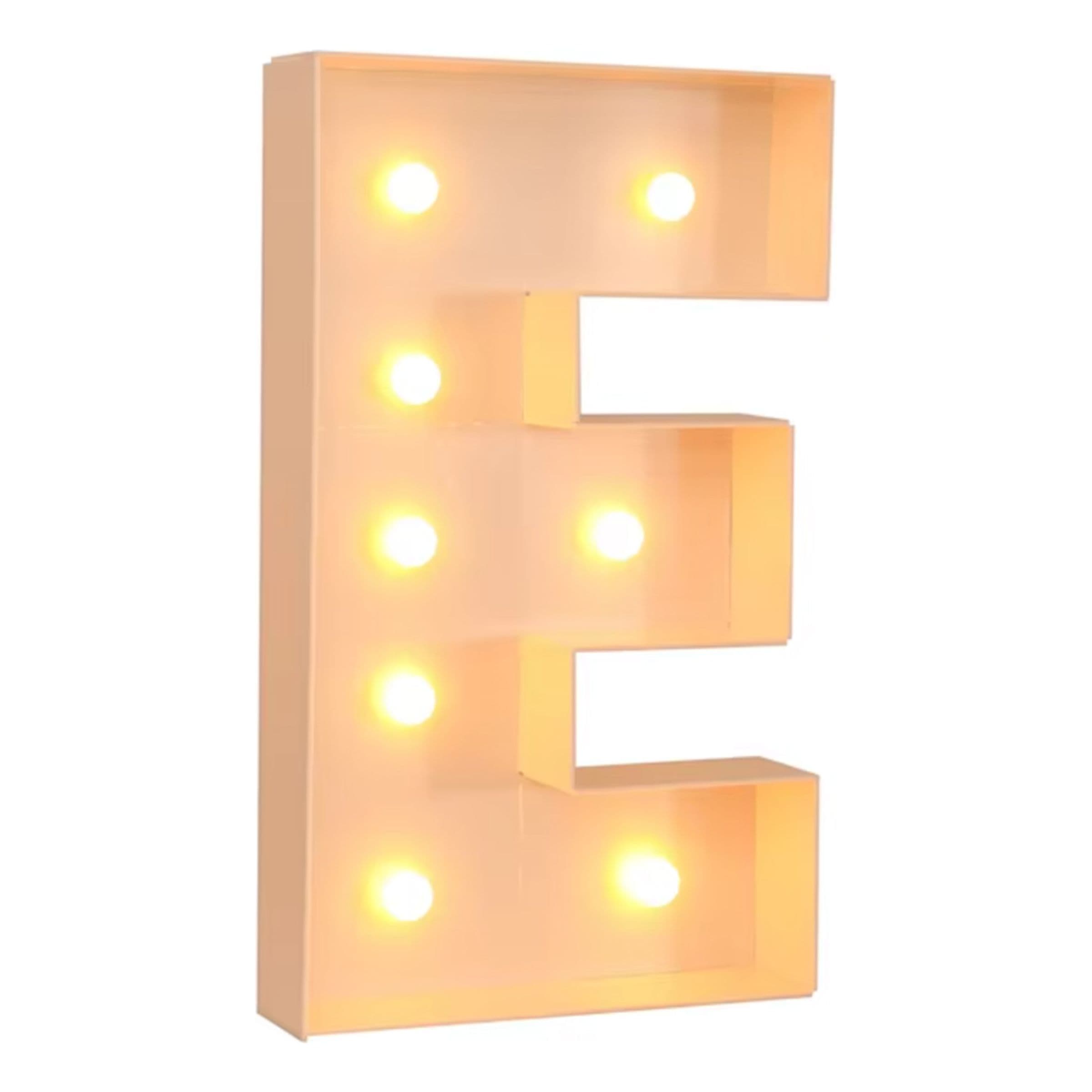 Jättimäiset Kirjaimet LED-Valoilla - Kirjain E – Catsson