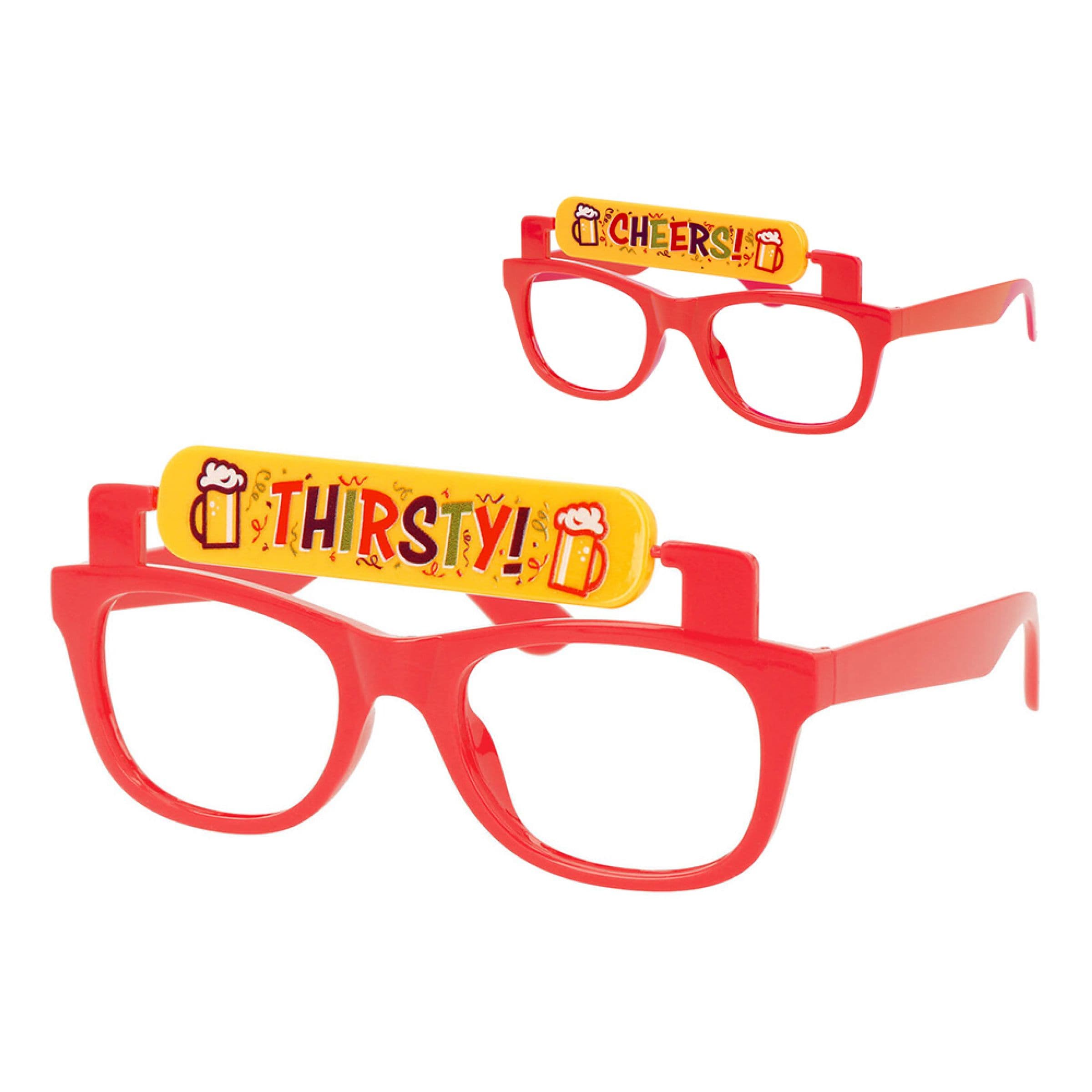 Silmälasit Thirsty/Cheers Punainen - One size – Folat