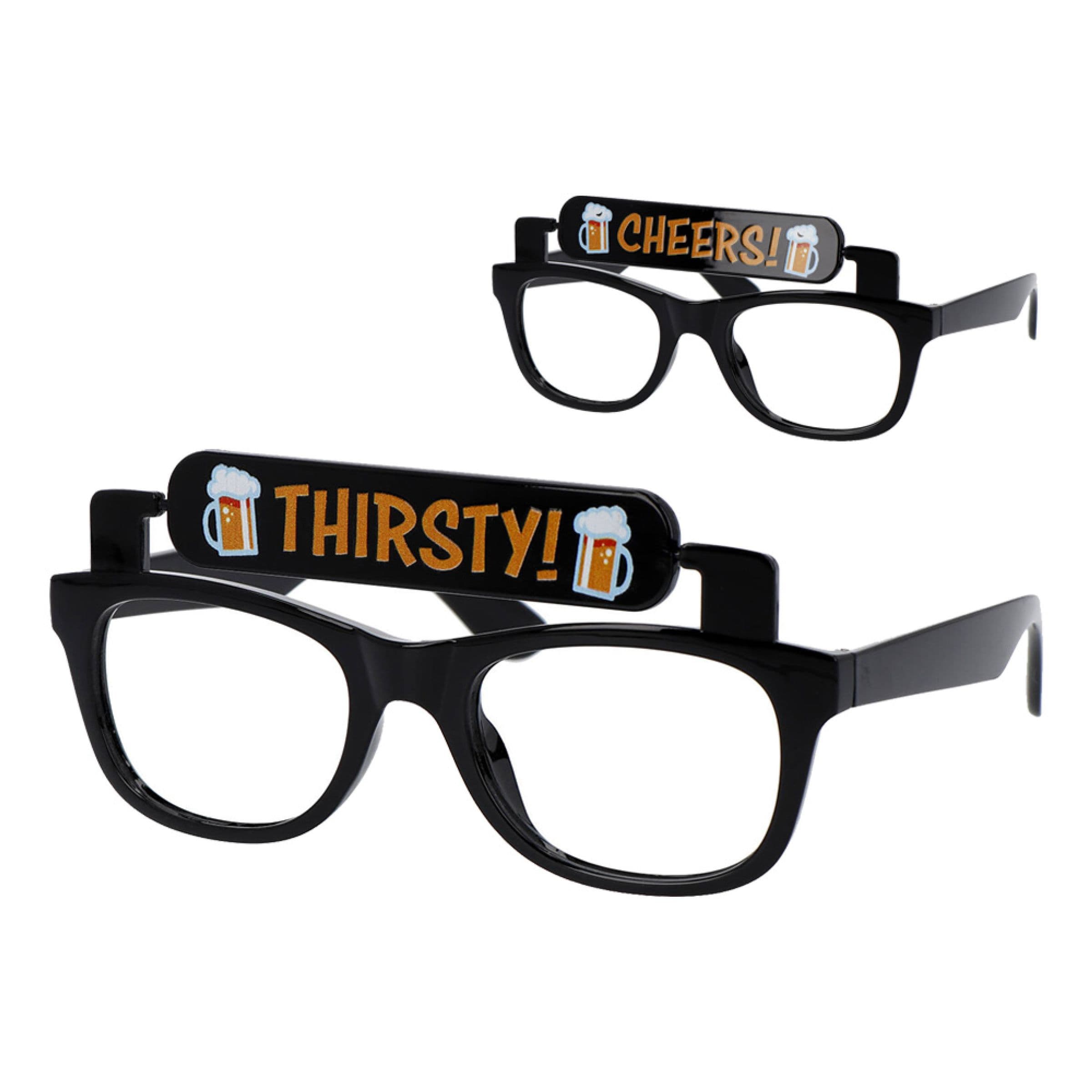 Silmälasit Thirsty/Cheers Musta - One size – Folat