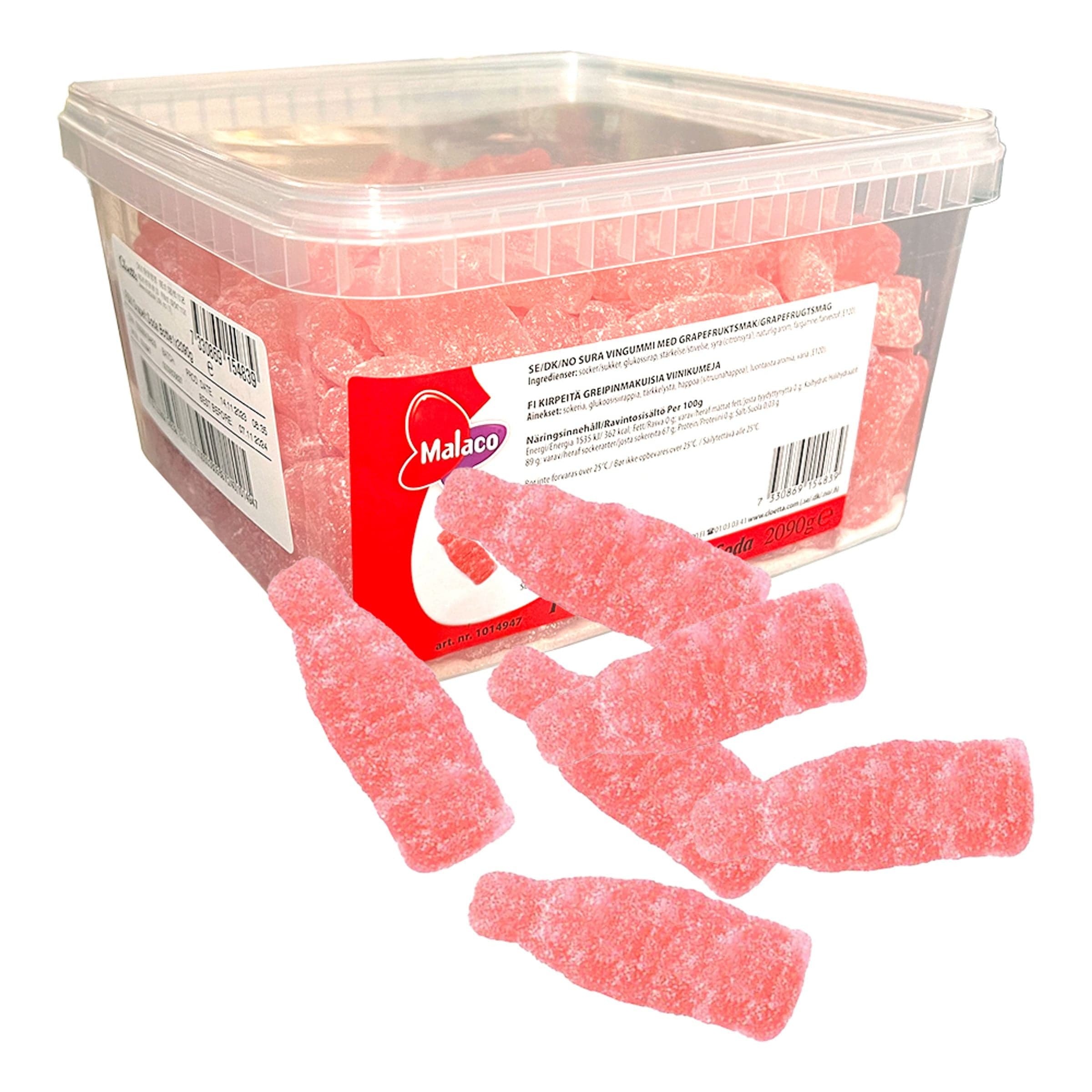 Grapefruit Soda Pullot Suurpakkaus - 2,09 kg – ERT Godis Bulk