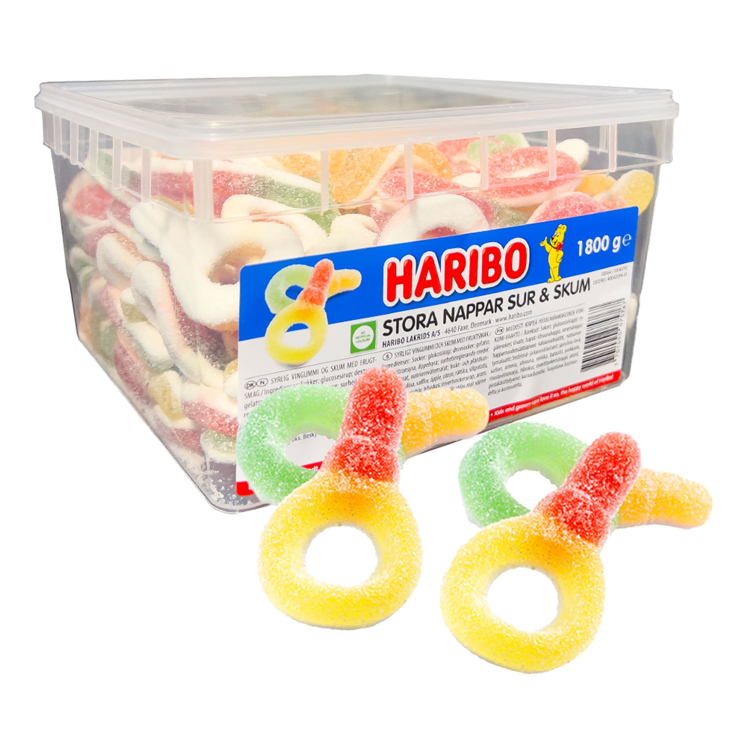 Haribo Suuret Tutit Hapan & Vaahto Suurpakkauksessa - 1,8 kg – ERT Godis Bulk