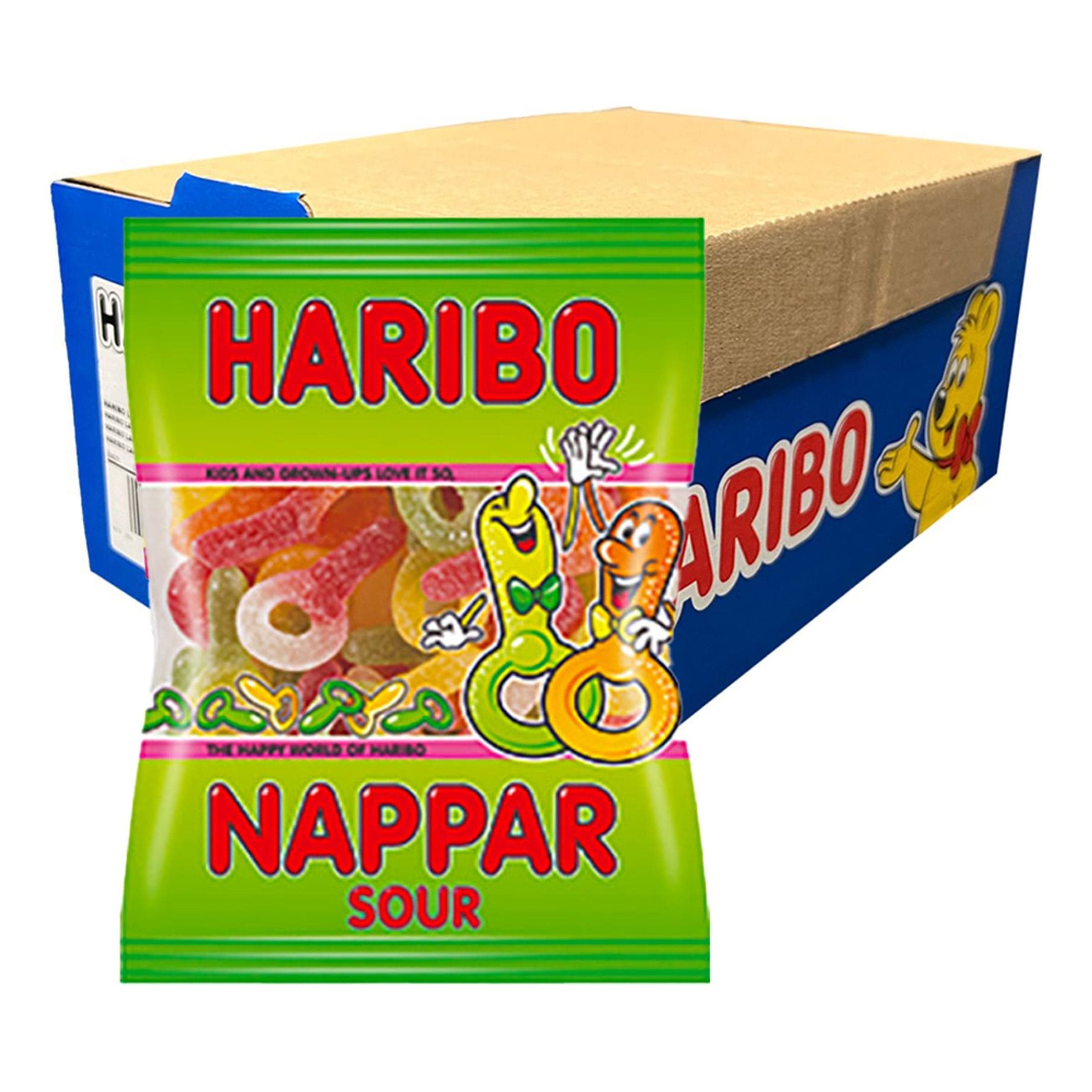 Sura Nappar Suurpakkaus - 22 x 80 g – ERT Godis Bulk
