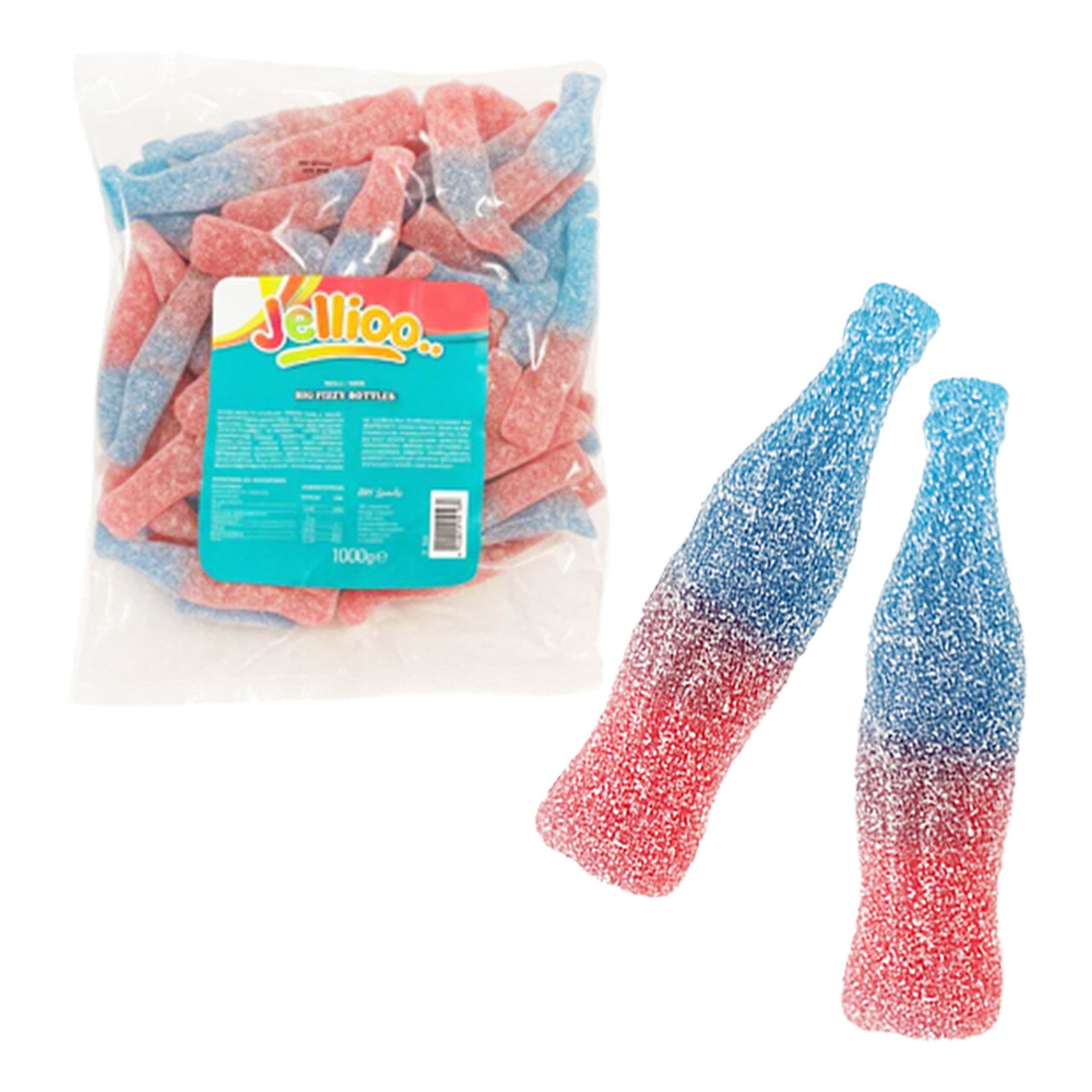 Jellioo Big Fizzy Bottle Suurpakkaus - 1 kg – ERT Godis Bulk