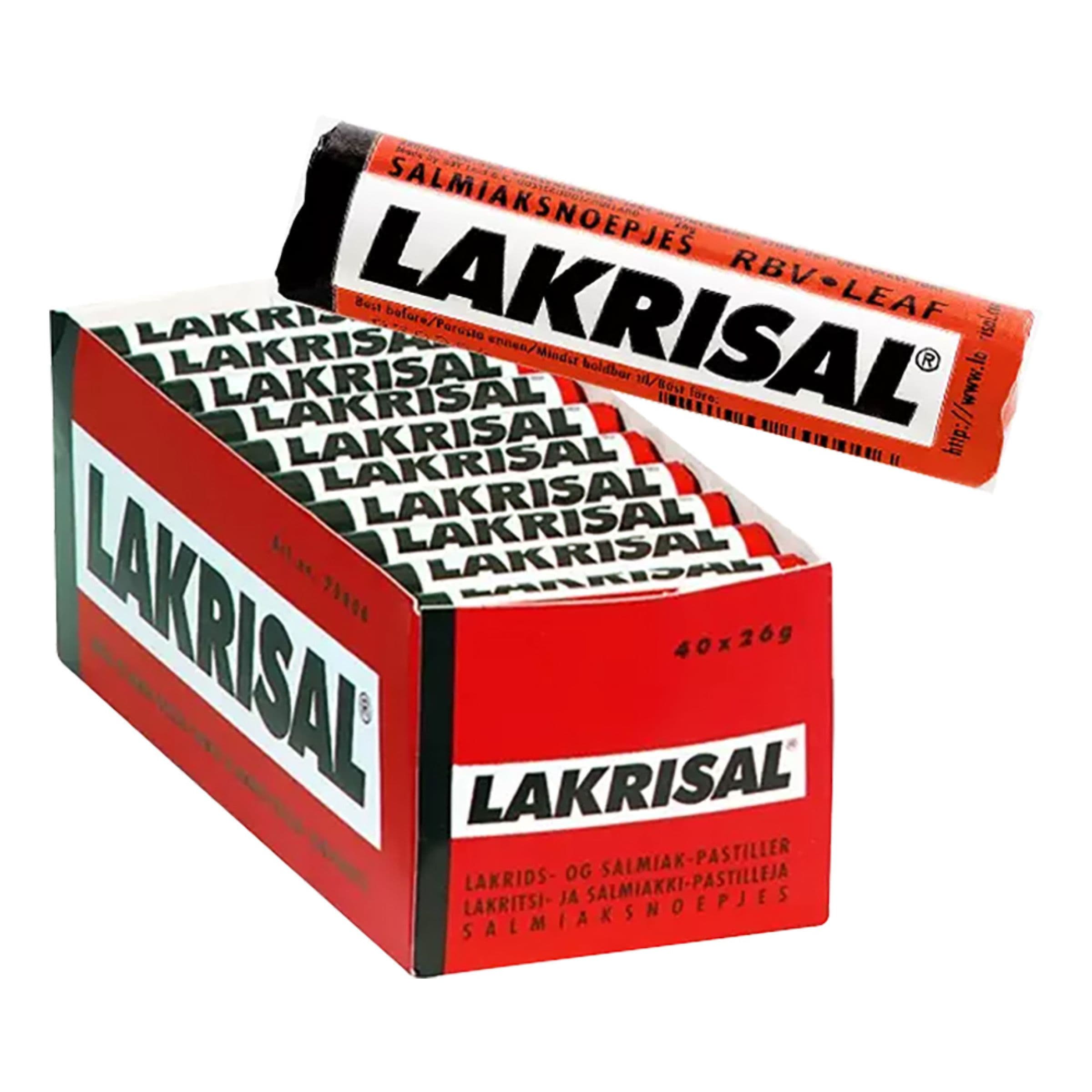 Lakrisal Lakritsipastillit Suurpakkaus - 40 x 26 g – ERT Godis Bulk