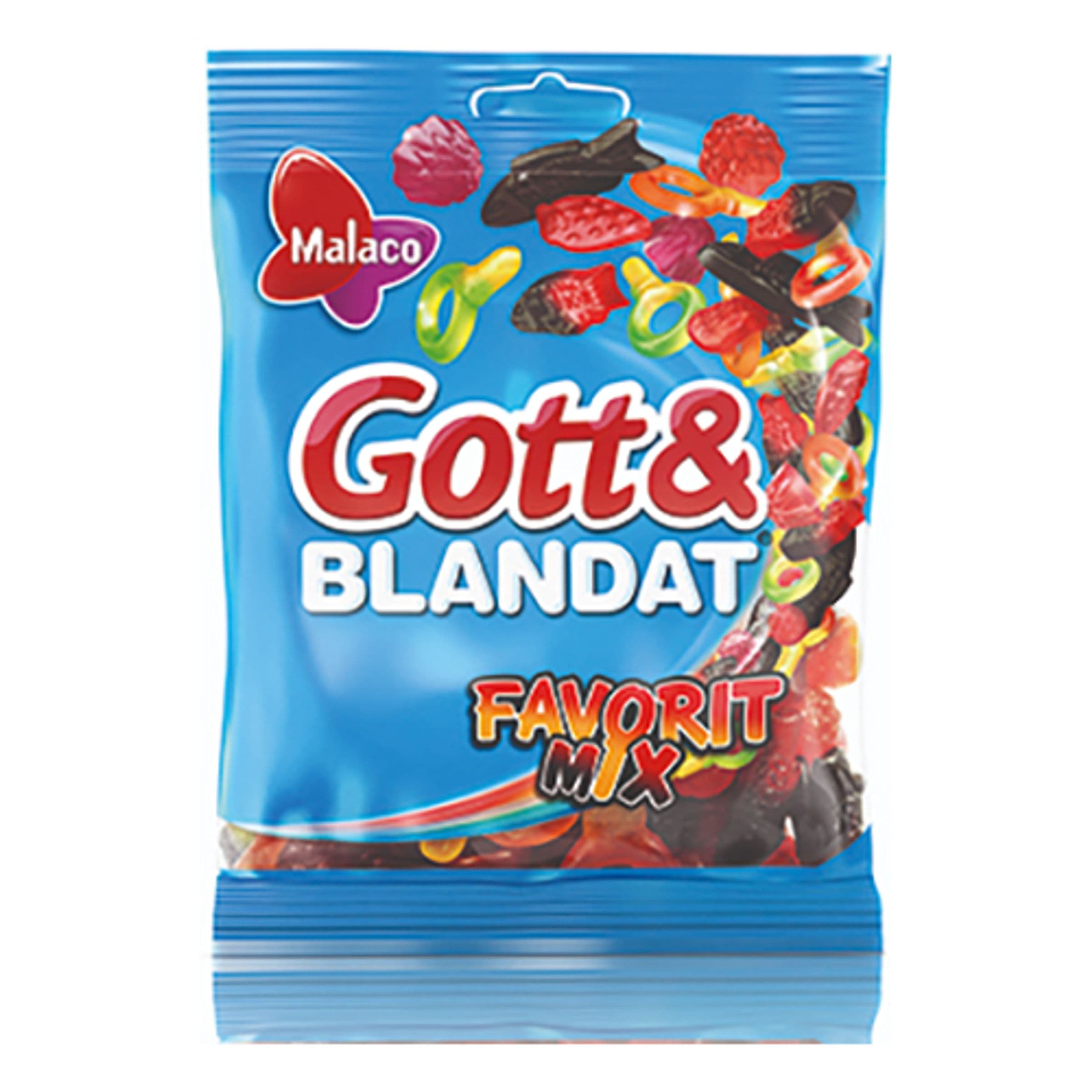 Malaco Gott & Blandat Favorit Mix - 140 g – ERT Godis Singel