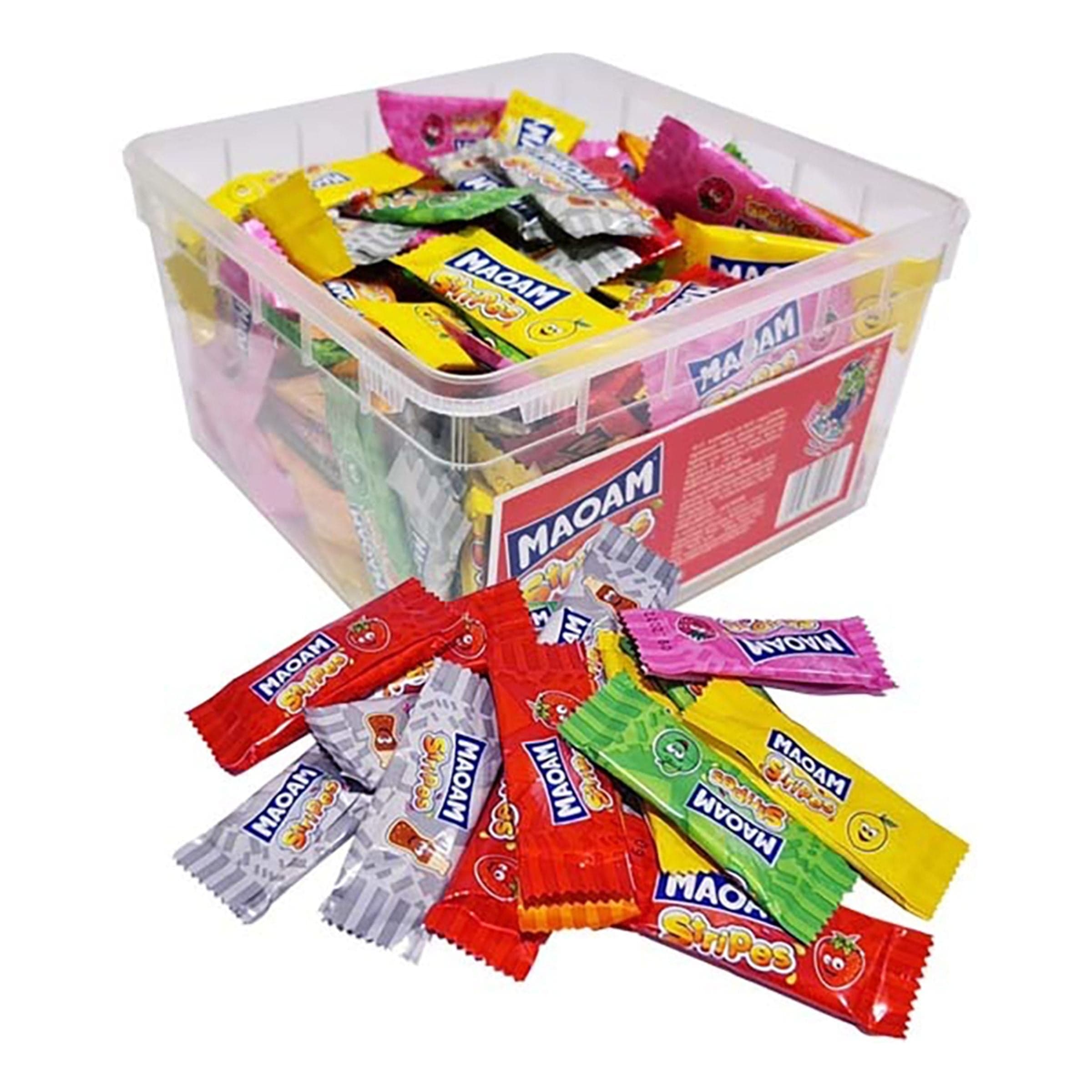 Maoam Mini Stripes Suurpakkaus - 1,05 kg – ERT Godis Bulk