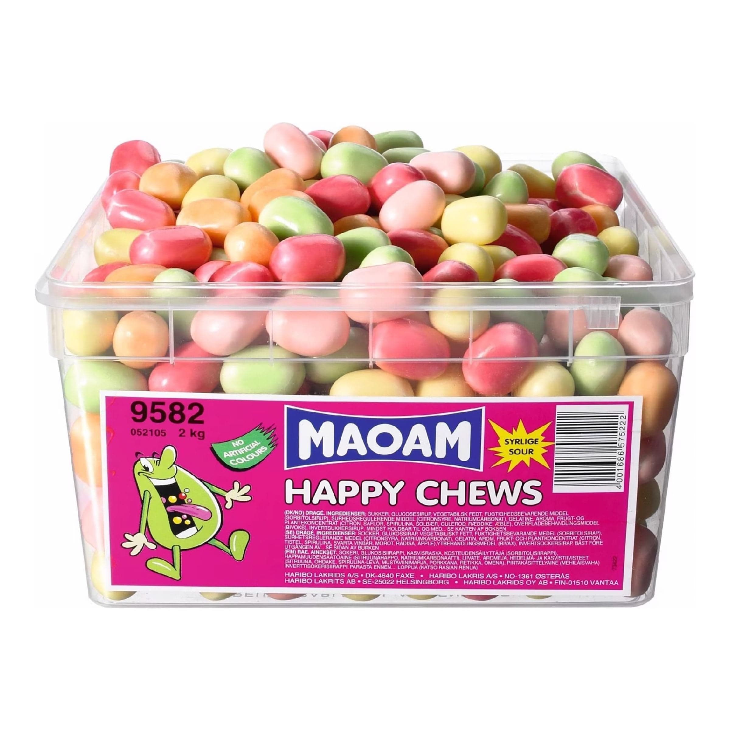 Maoam Kirpeätkastanjat Suurpakkaus - 2 kg – ERT Godis Bulk