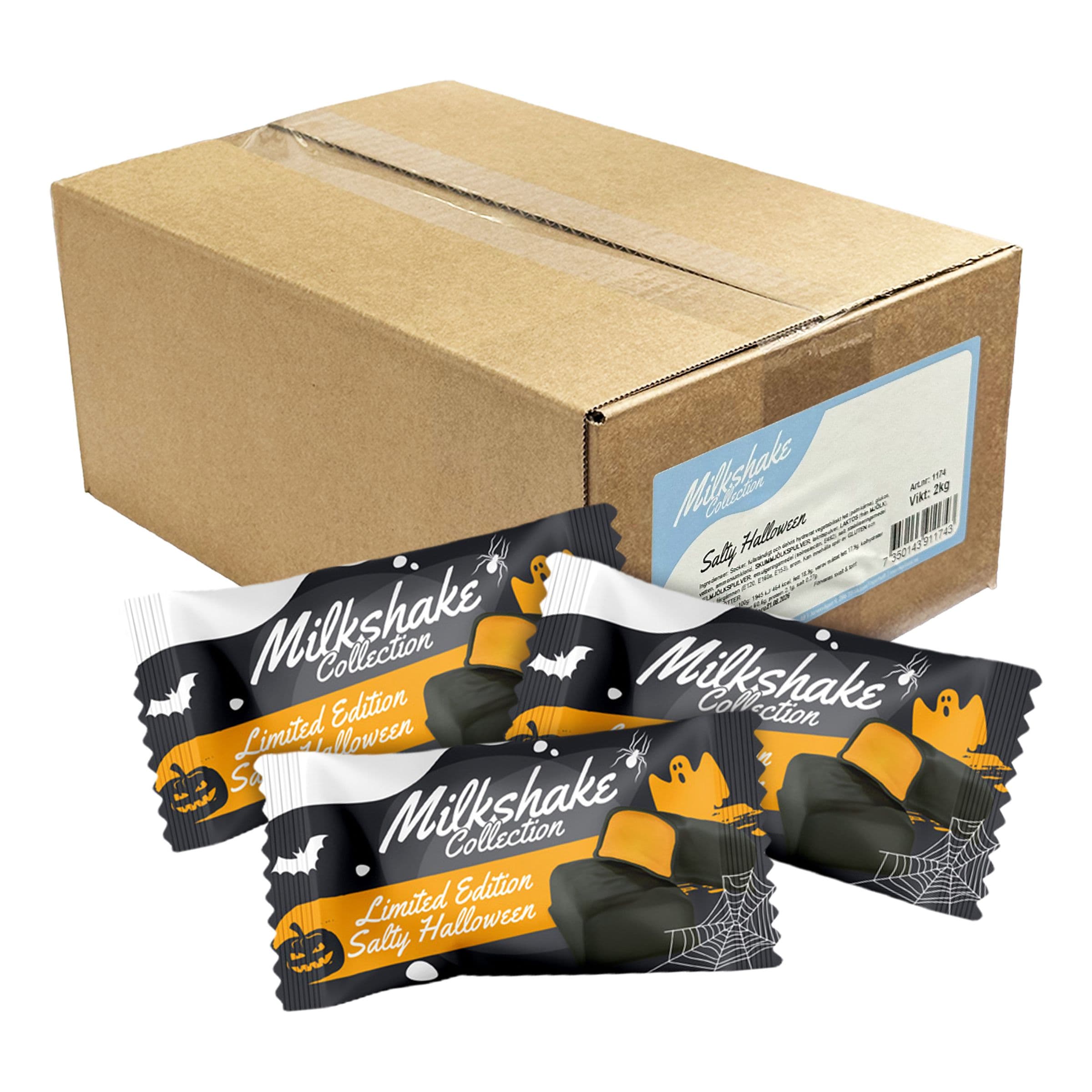 Milkshake Salty halloween Limited Edition suurpakkaus - 2 kg – ERT Godis Bulk