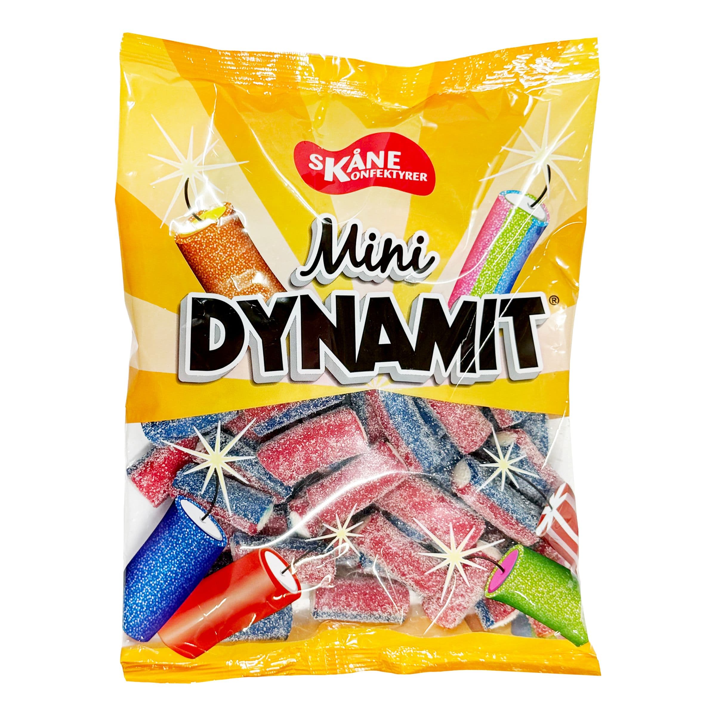 Minidynamiitti Punainen & Sininen Suurpakkaus - 1 kg – ERT Godis Bulk
