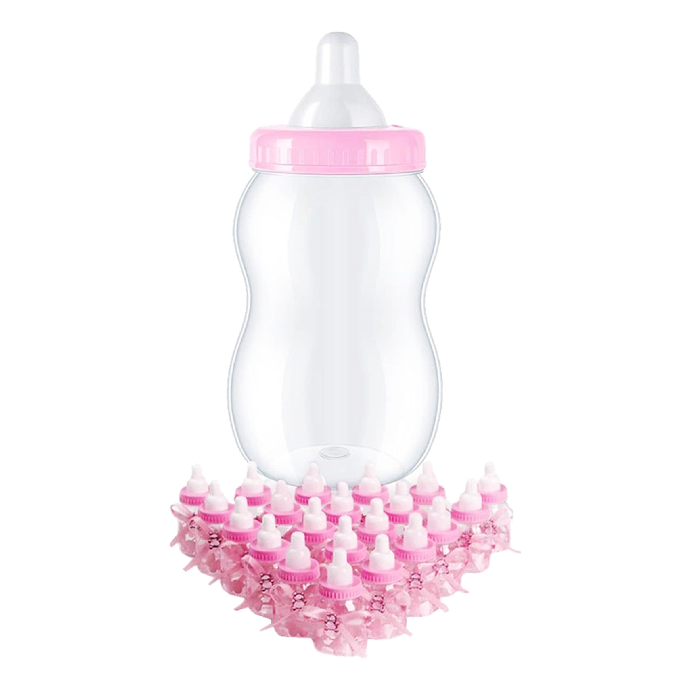 Tuttipullo Minipulloilla - Vaaleanpunainen – Mikamax