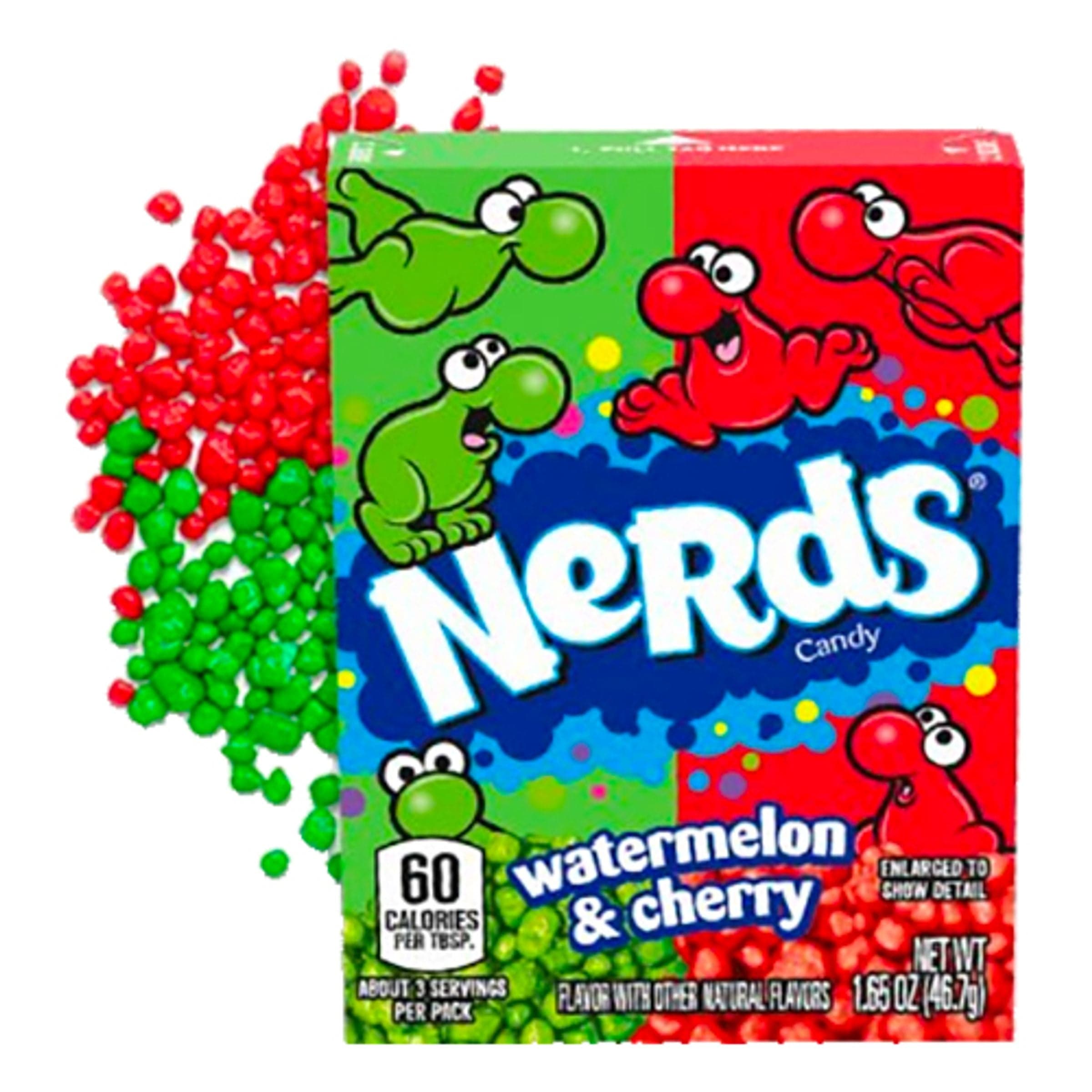 Nerds Wild About Cherry/Watermelon Karkkihelmet - 46,7 g – ERT Godis Singel