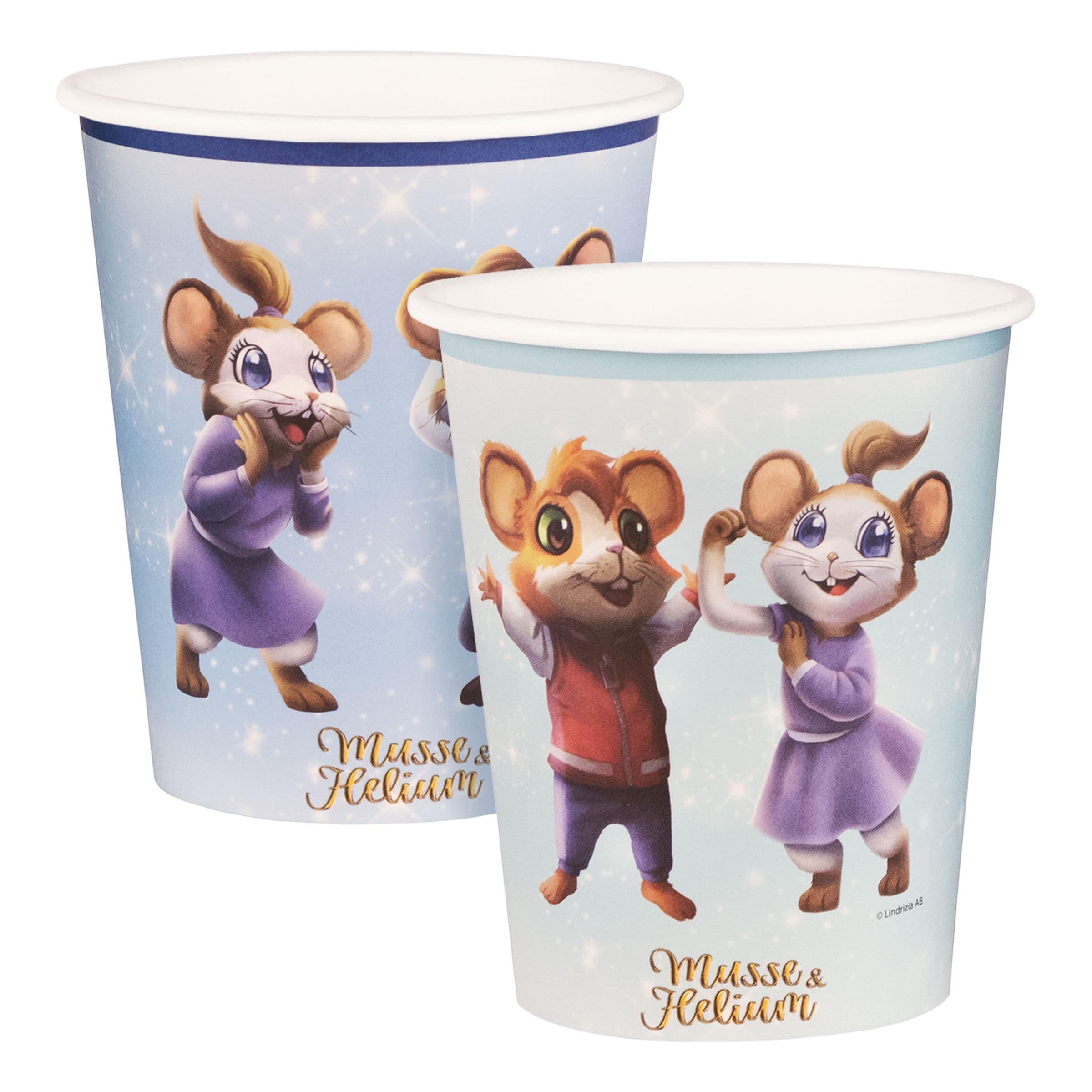 Pahvimukit Musse & Helium - 8-pakkaus – Design House 95