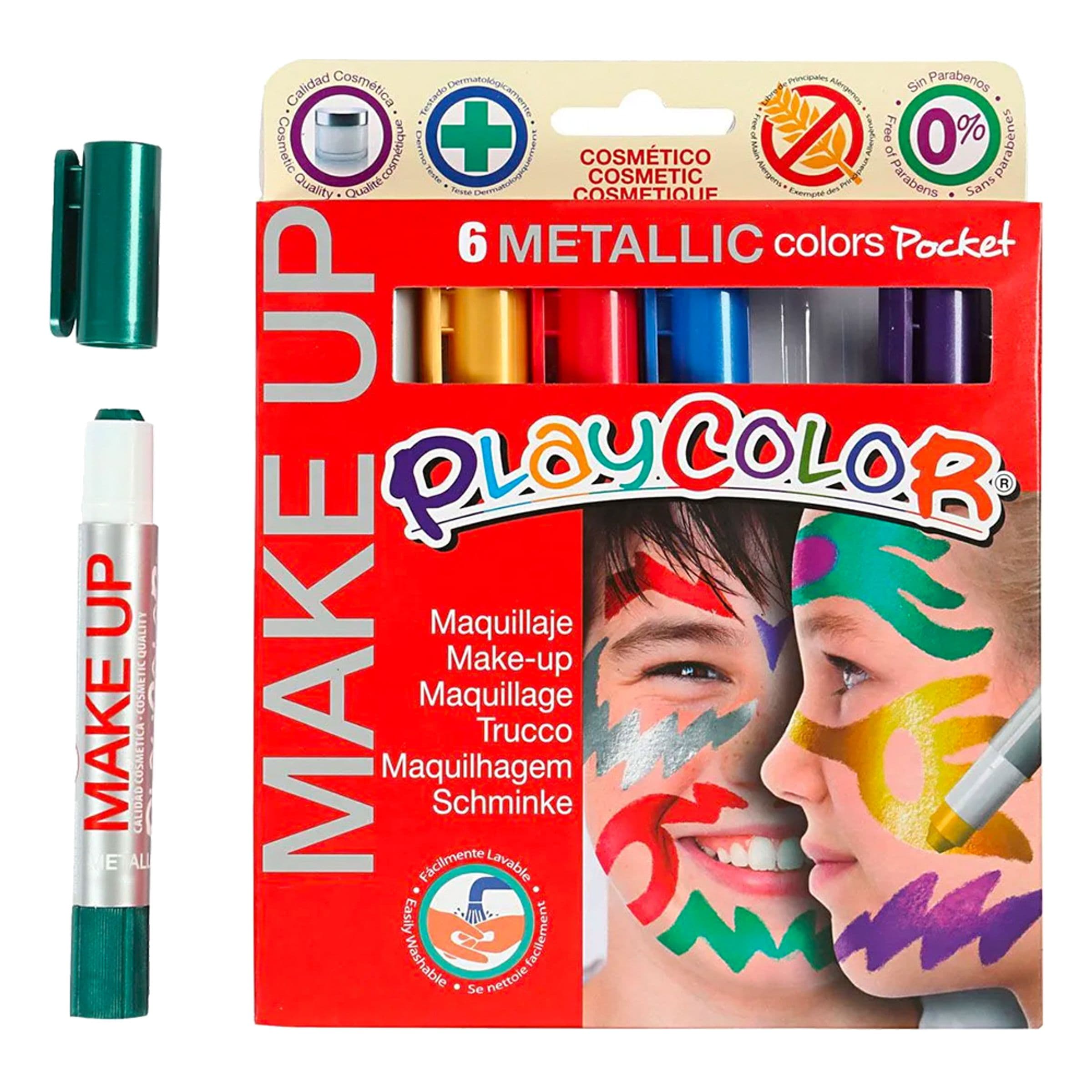 Playcolor Make Up Mix Metallic - 6-pakkaus – CC Hobby