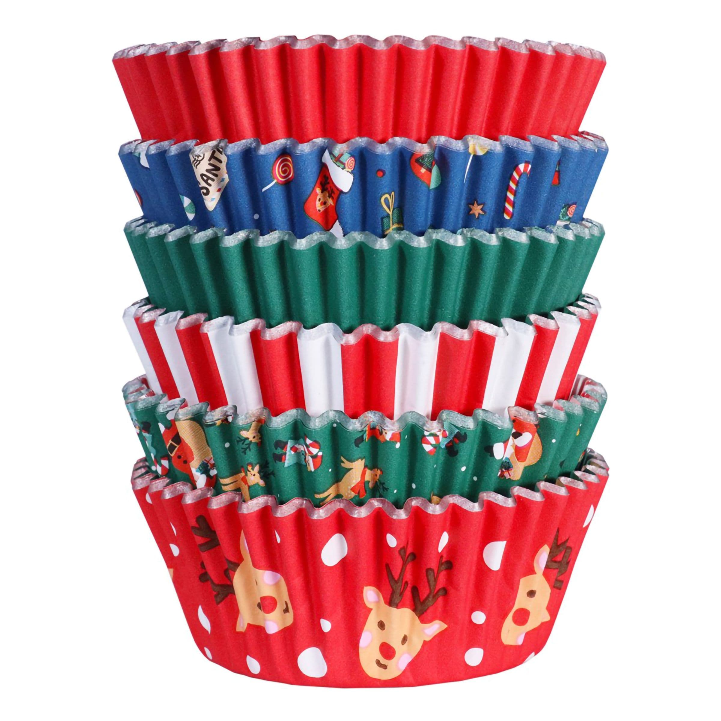 PME Muffinivuoat Folio Jouluaiheinen Mix - 100-pakkaus – PME Cake